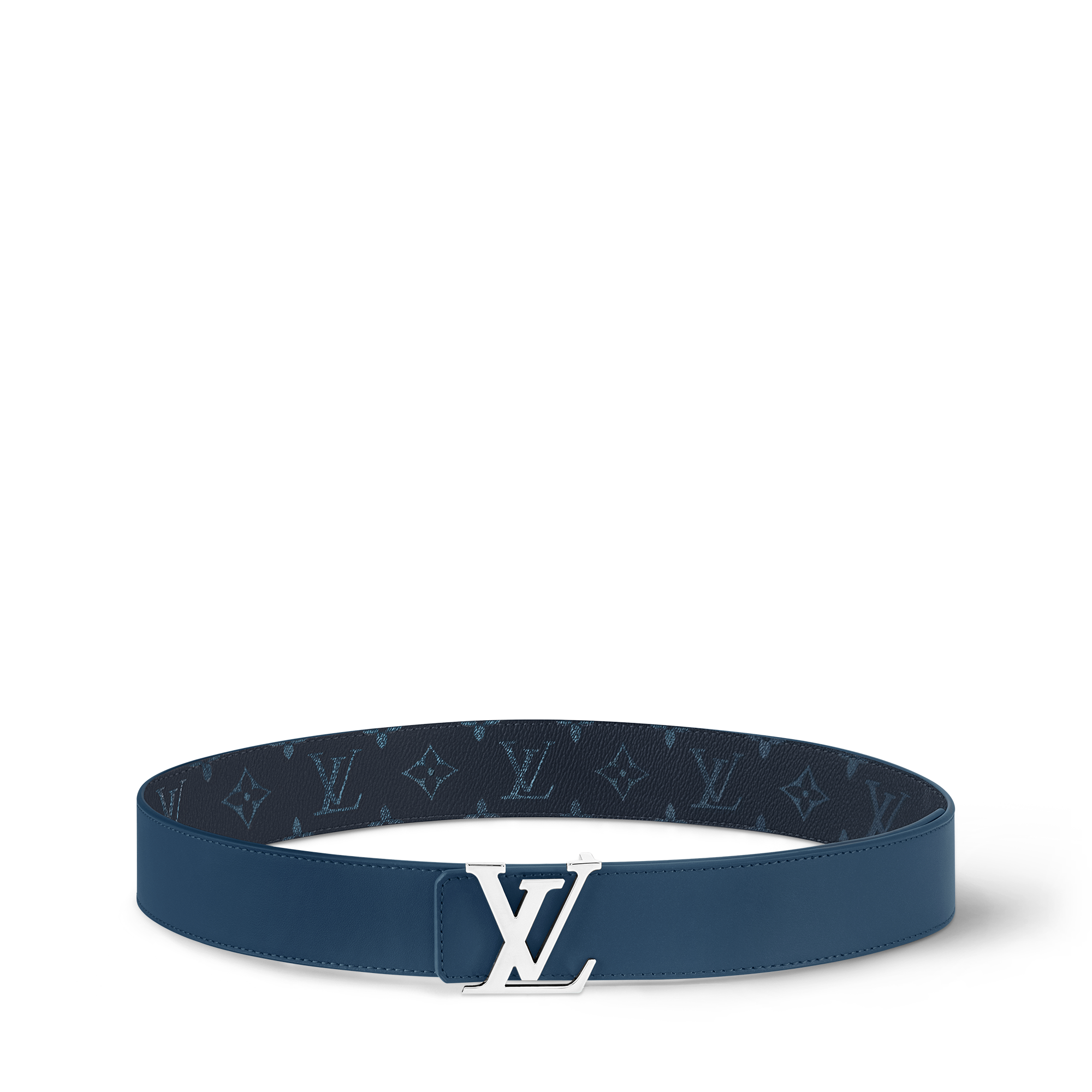 LV Initiales 40毫米雙面皮帶  in 男士