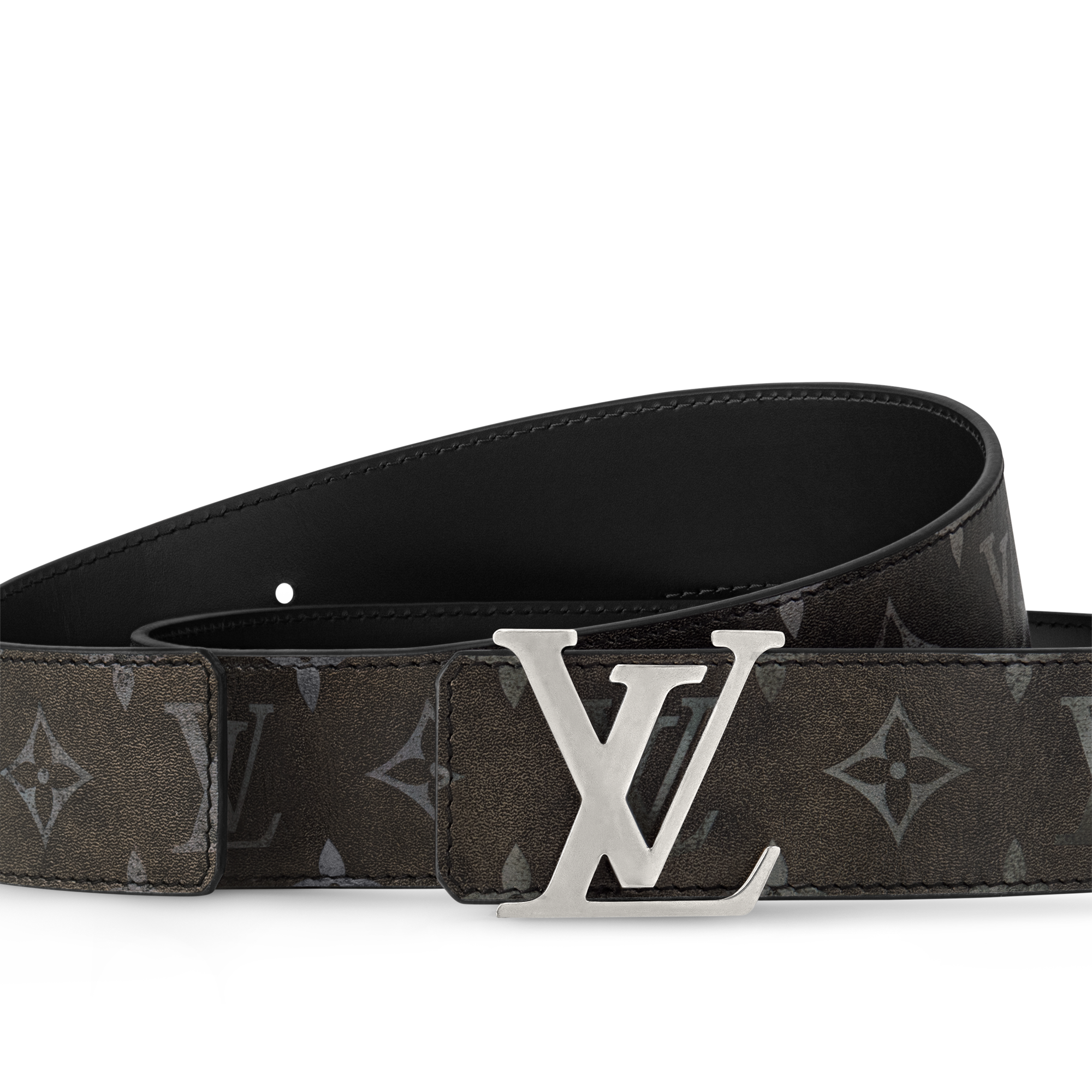LV Initiales 40毫米雙面皮帶  in 男士