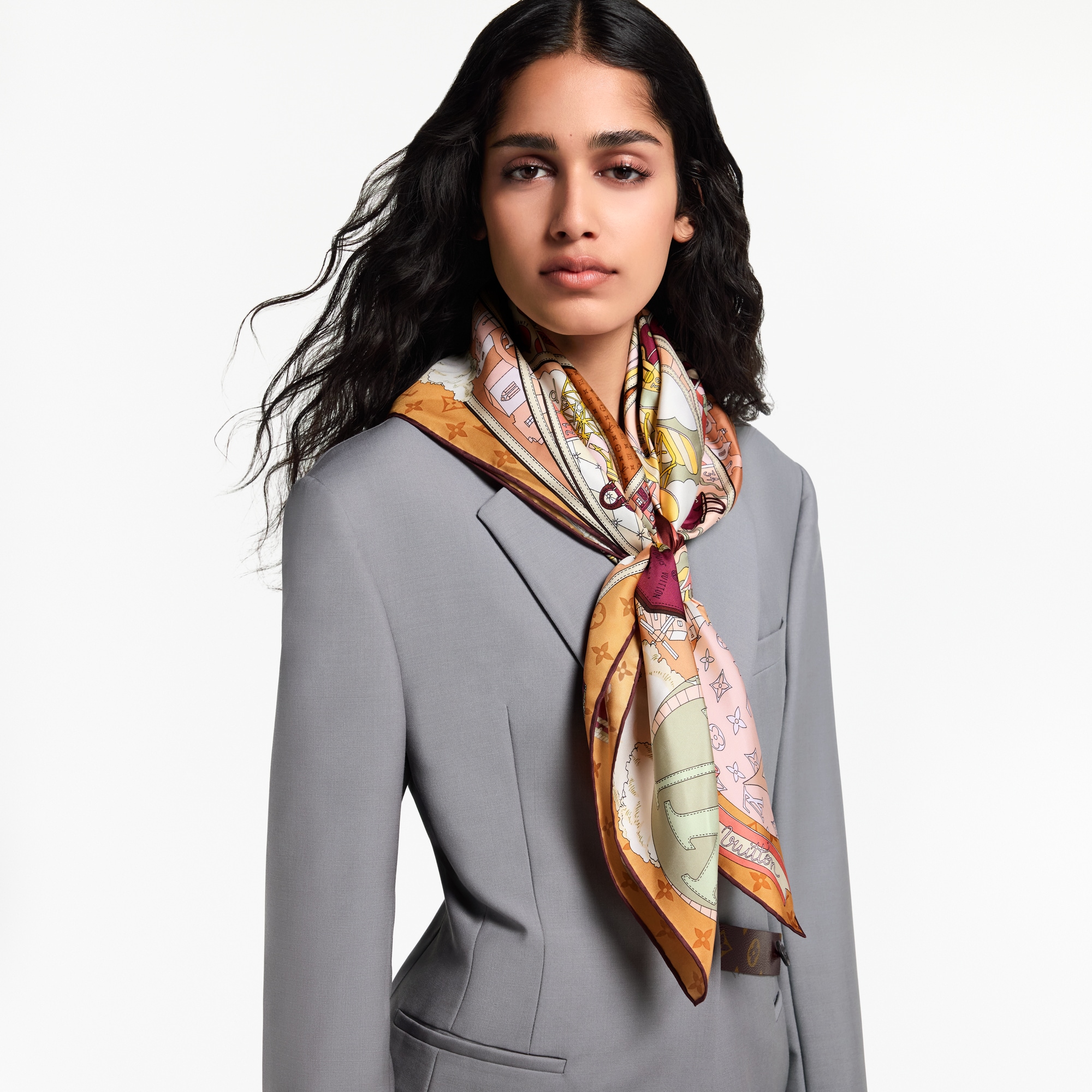 LV Journey 90方巾 . in 女士