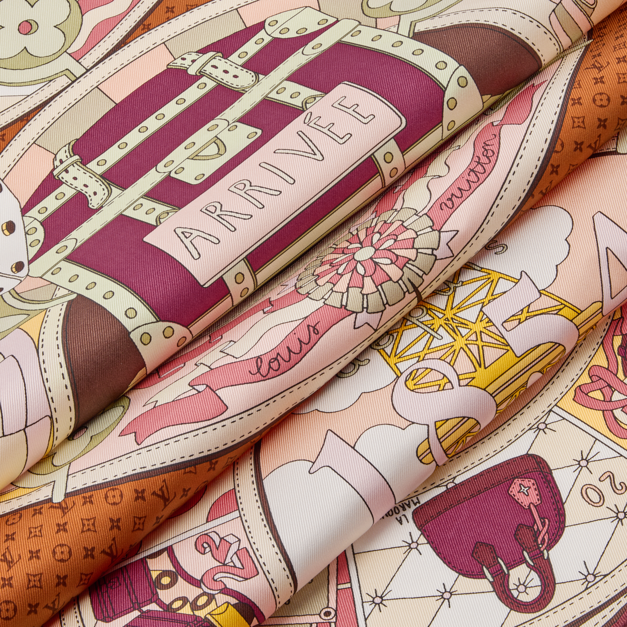 LV Journey 90方巾 . in 女士