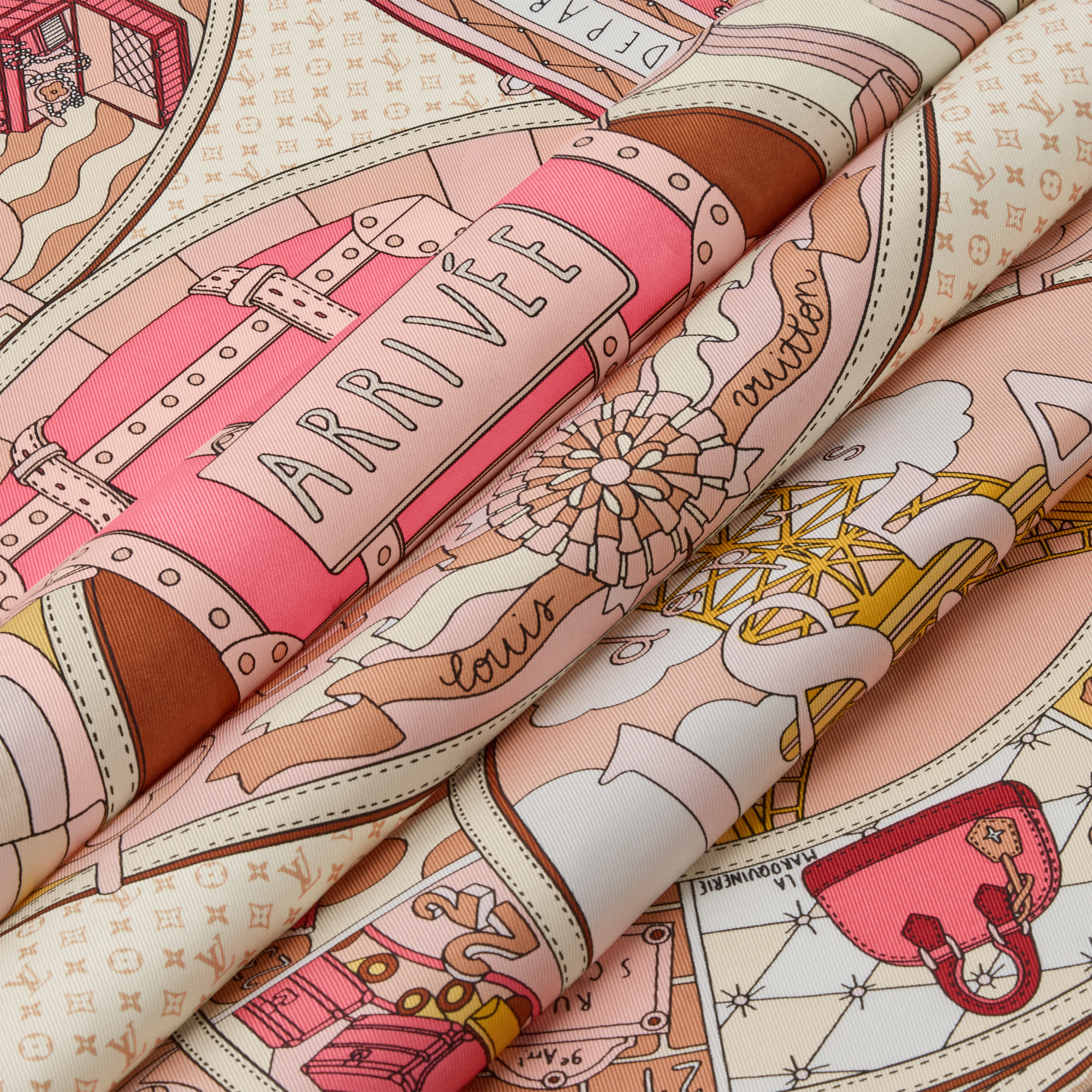 LV Journey 90方巾 . in 女士