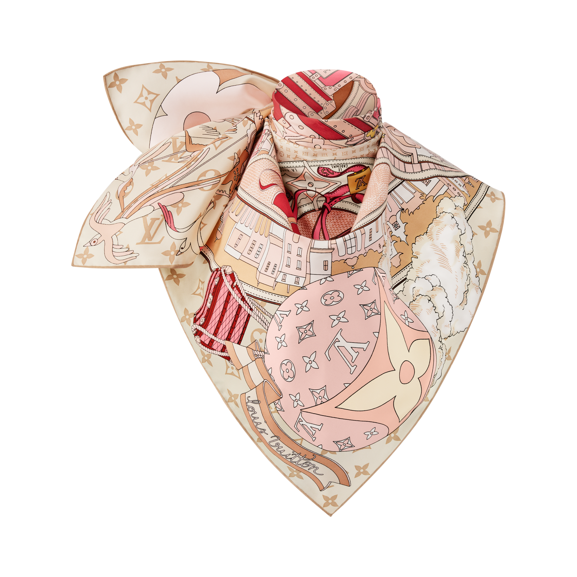 LV Journey 90方巾 . in 女士