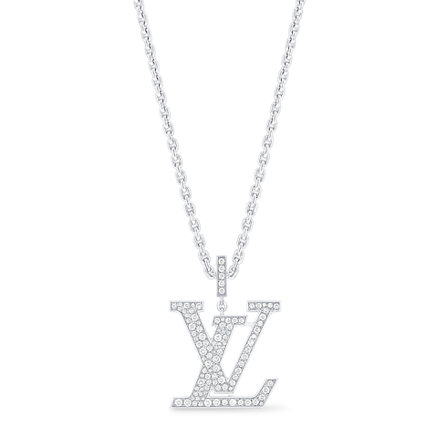 LV Large 吊墜 - 配白K金及鑽石 in 珠寶系列's 按類別瀏覽 項鍊吊墜 collections by Louis Vuitton (產品縮放)