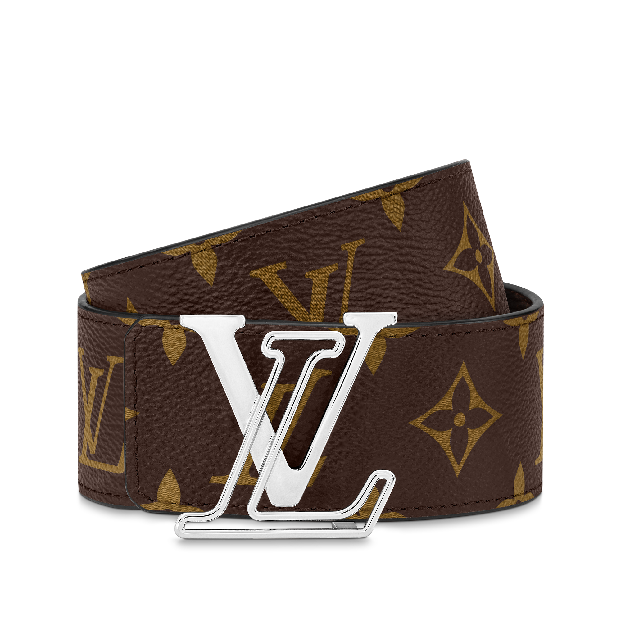 LV Line 40毫米雙面皮帶 Monogram 帆布 in 男士