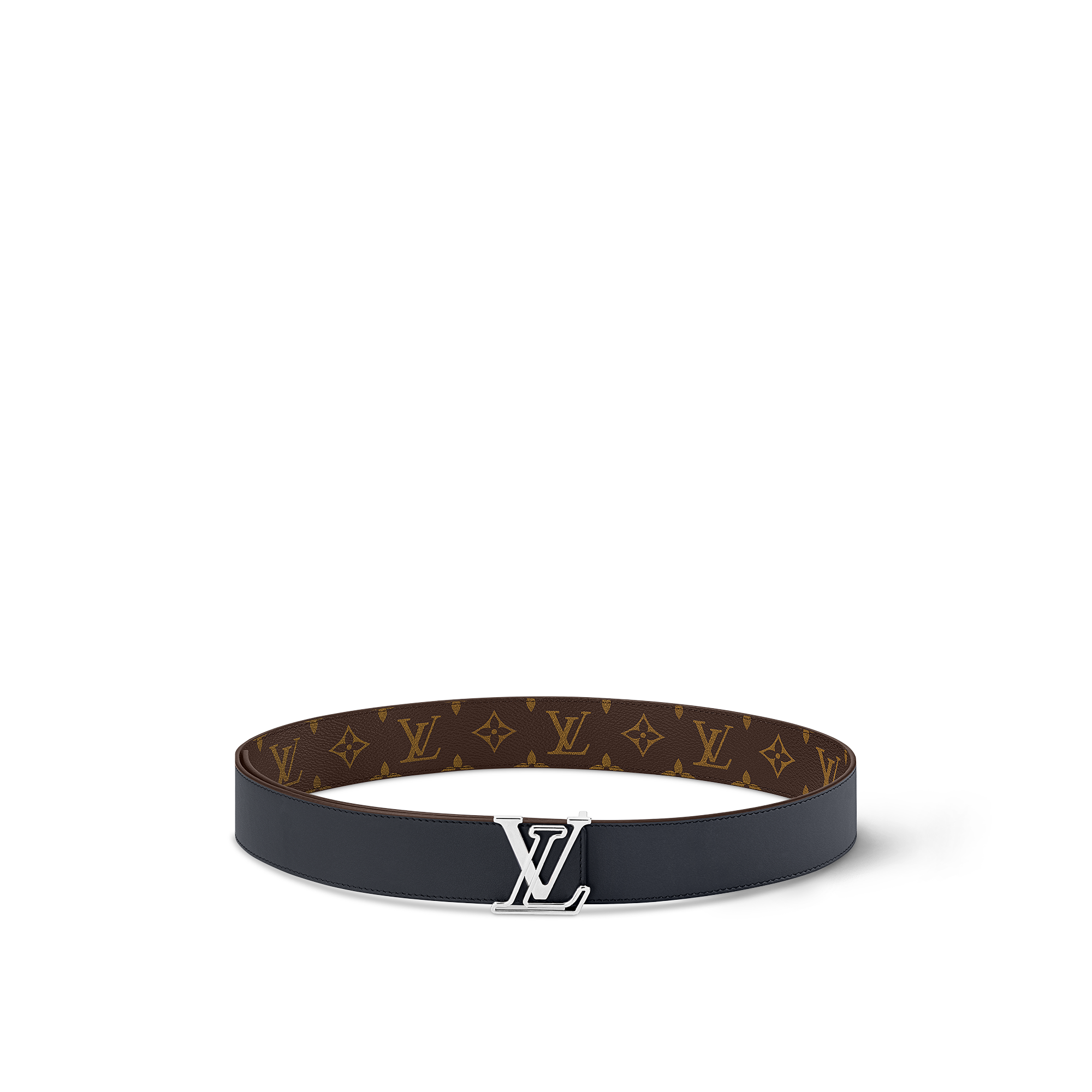 LV Line 40毫米雙面皮帶 Monogram 帆布 in 男士
