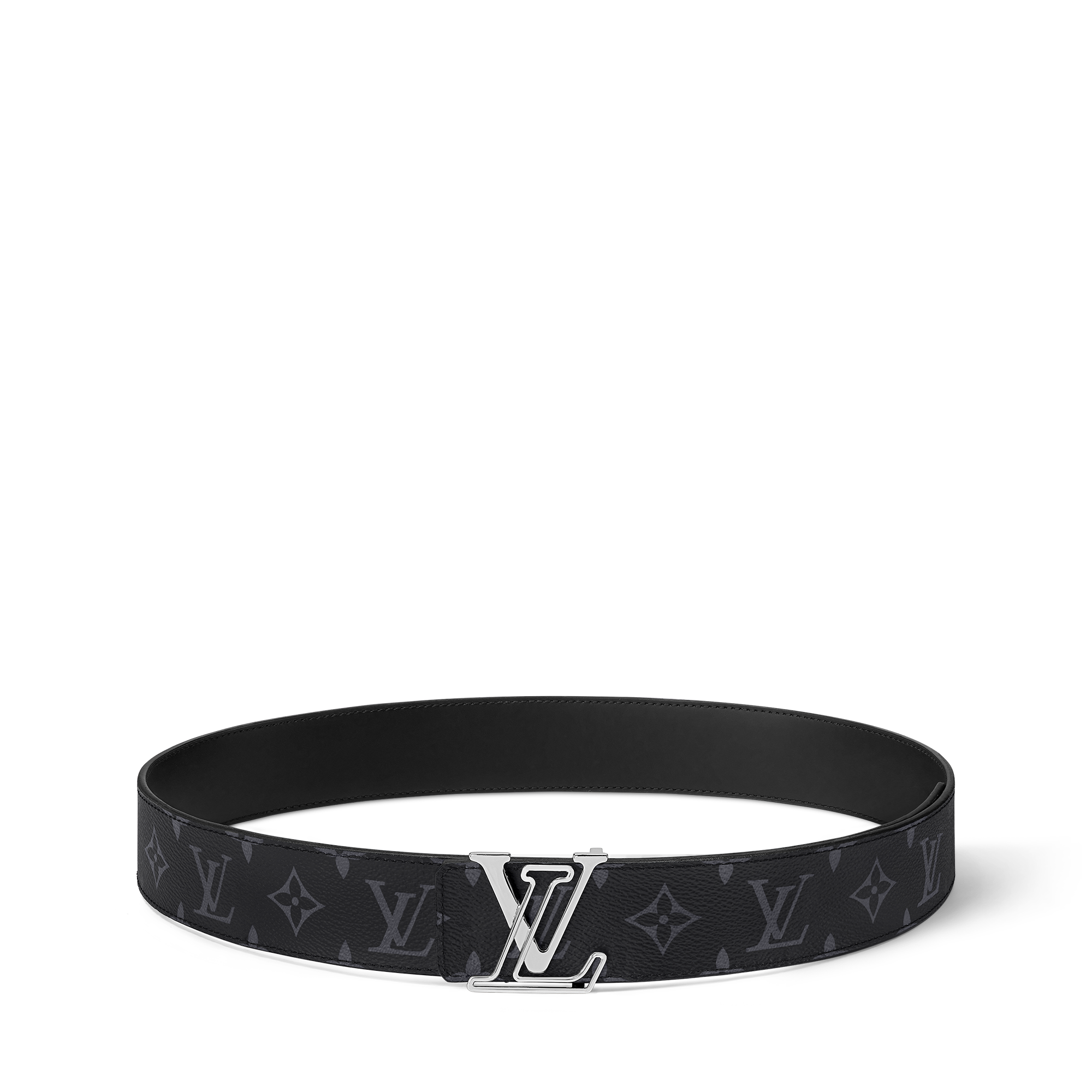 LV Line 40毫米雙面皮帶 Monogram Eclipse 帆布 in 男士