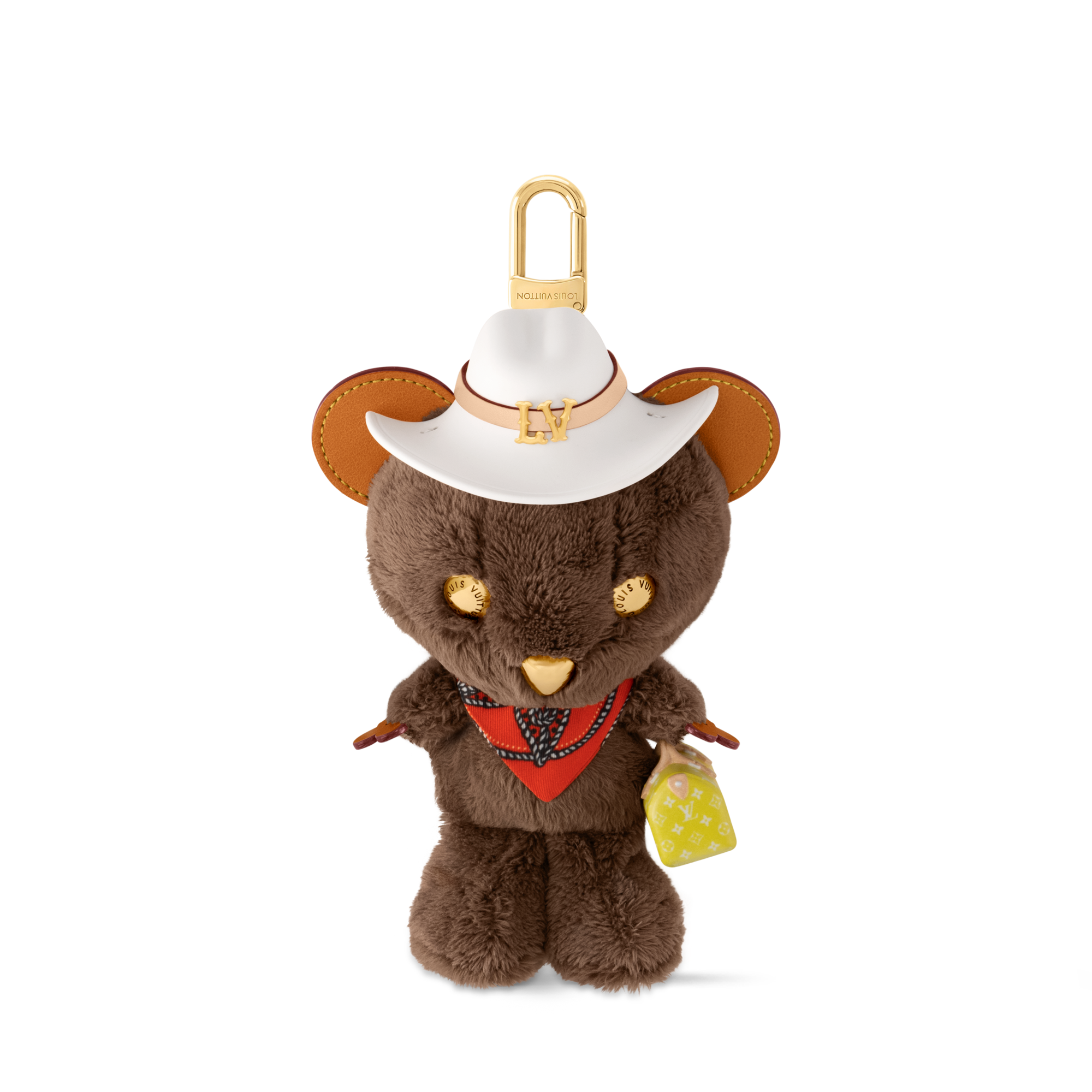 LV Louis Bear 包包吊飾 . in 男士