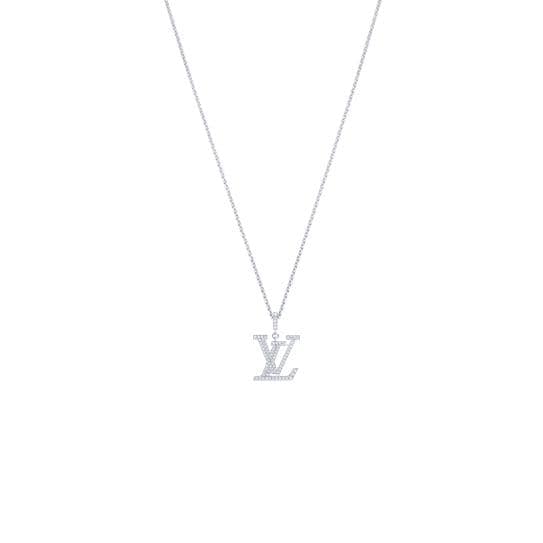 LV Medium 吊墜 - 配白K金及鑽石  in 珠寶系列