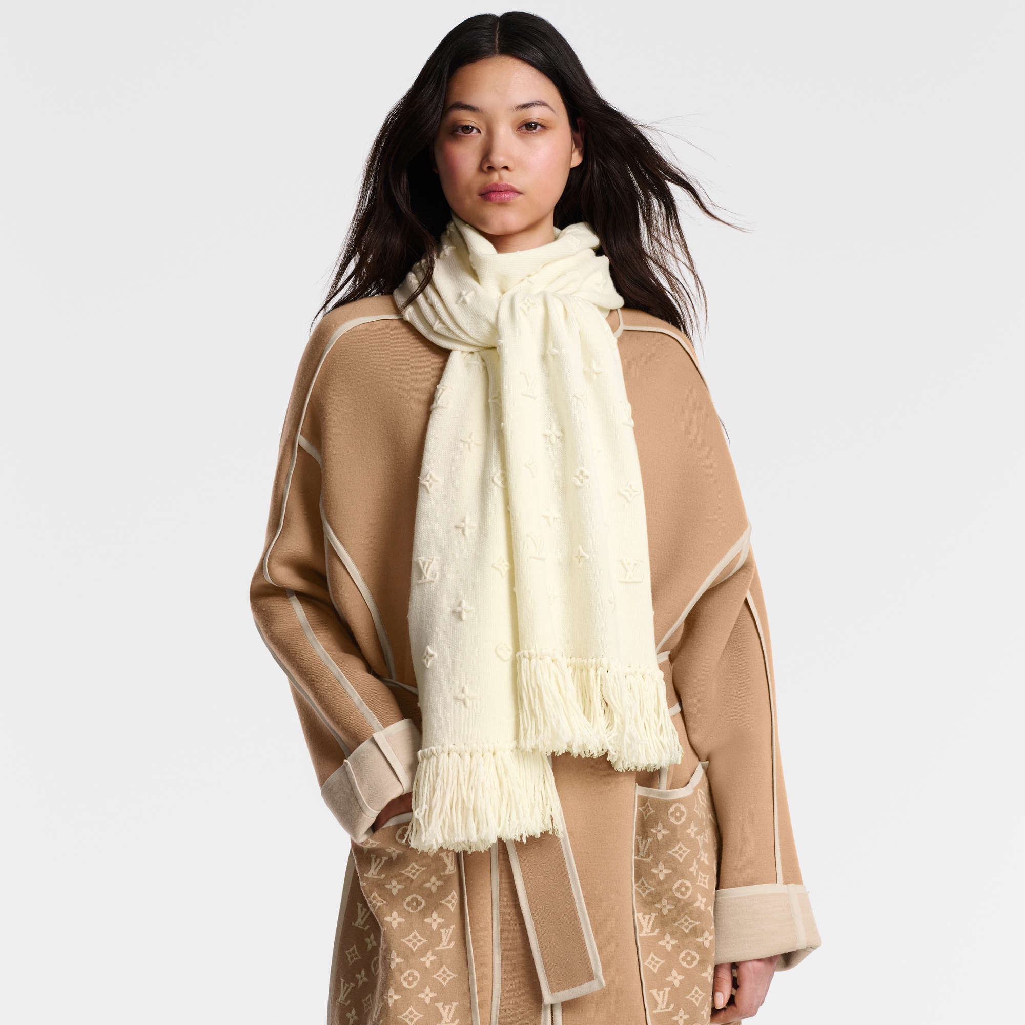 LV Monogram 3D 圍巾 . in 女士
