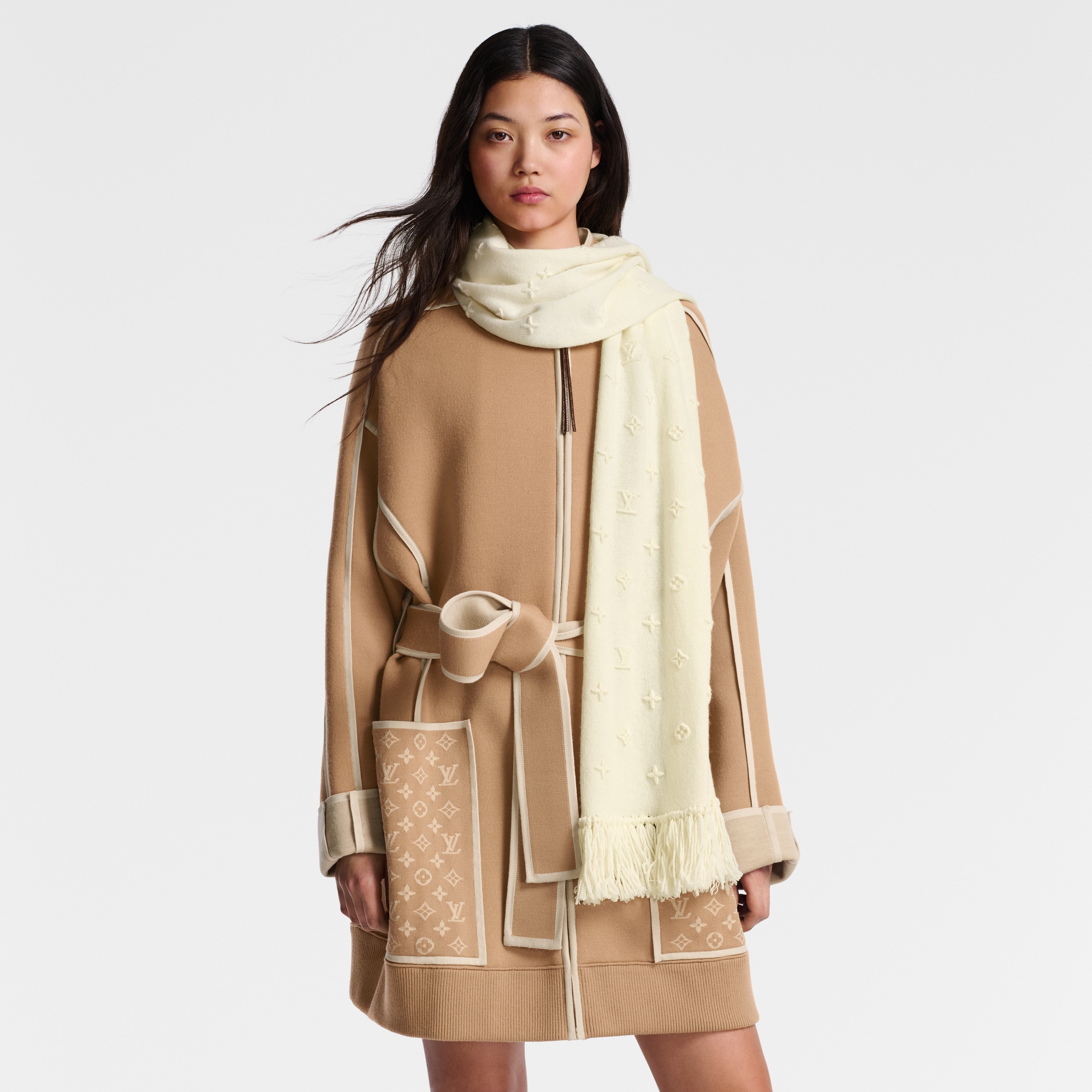 LV Monogram 3D 圍巾 . in 女士