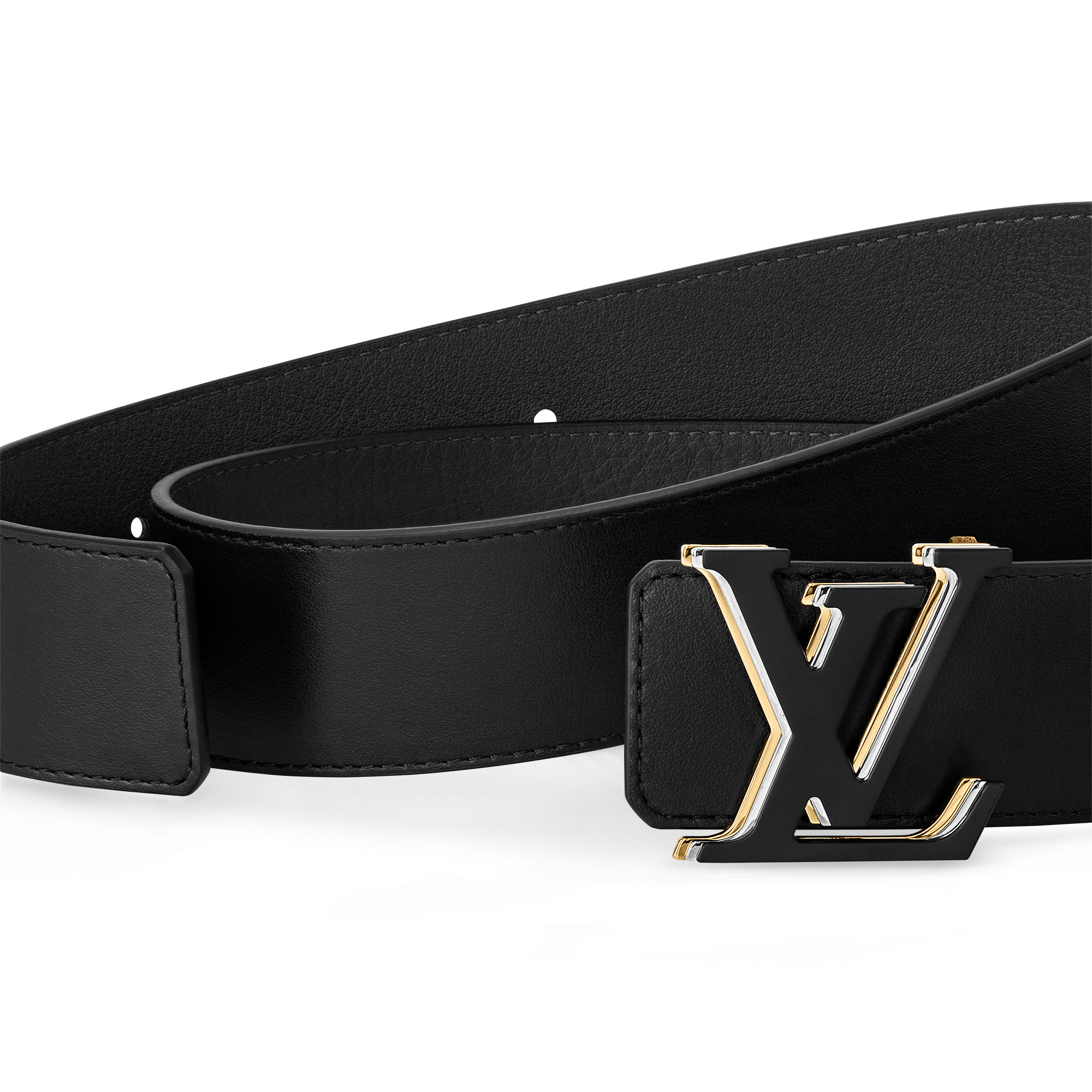 LV Optic 40毫米雙面皮帶 其他皮革 in 男士