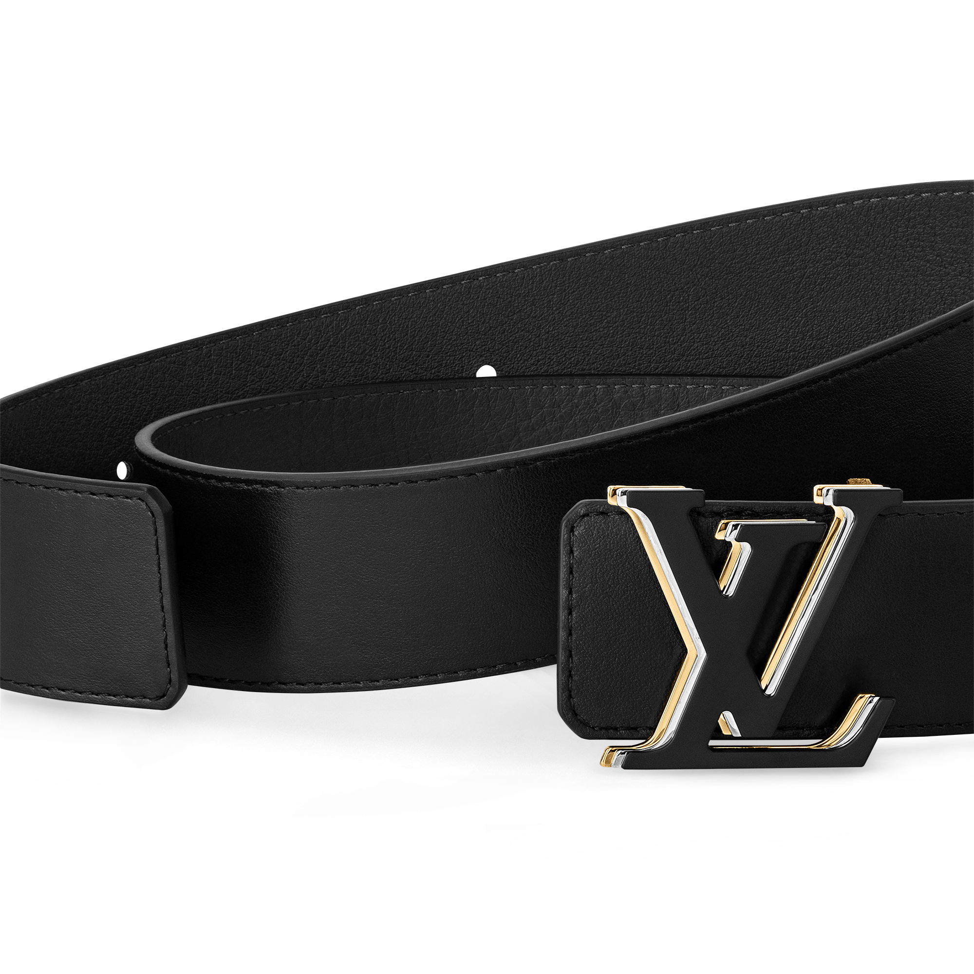 LV Optic 40毫米雙面皮帶 其他皮革 in 男士