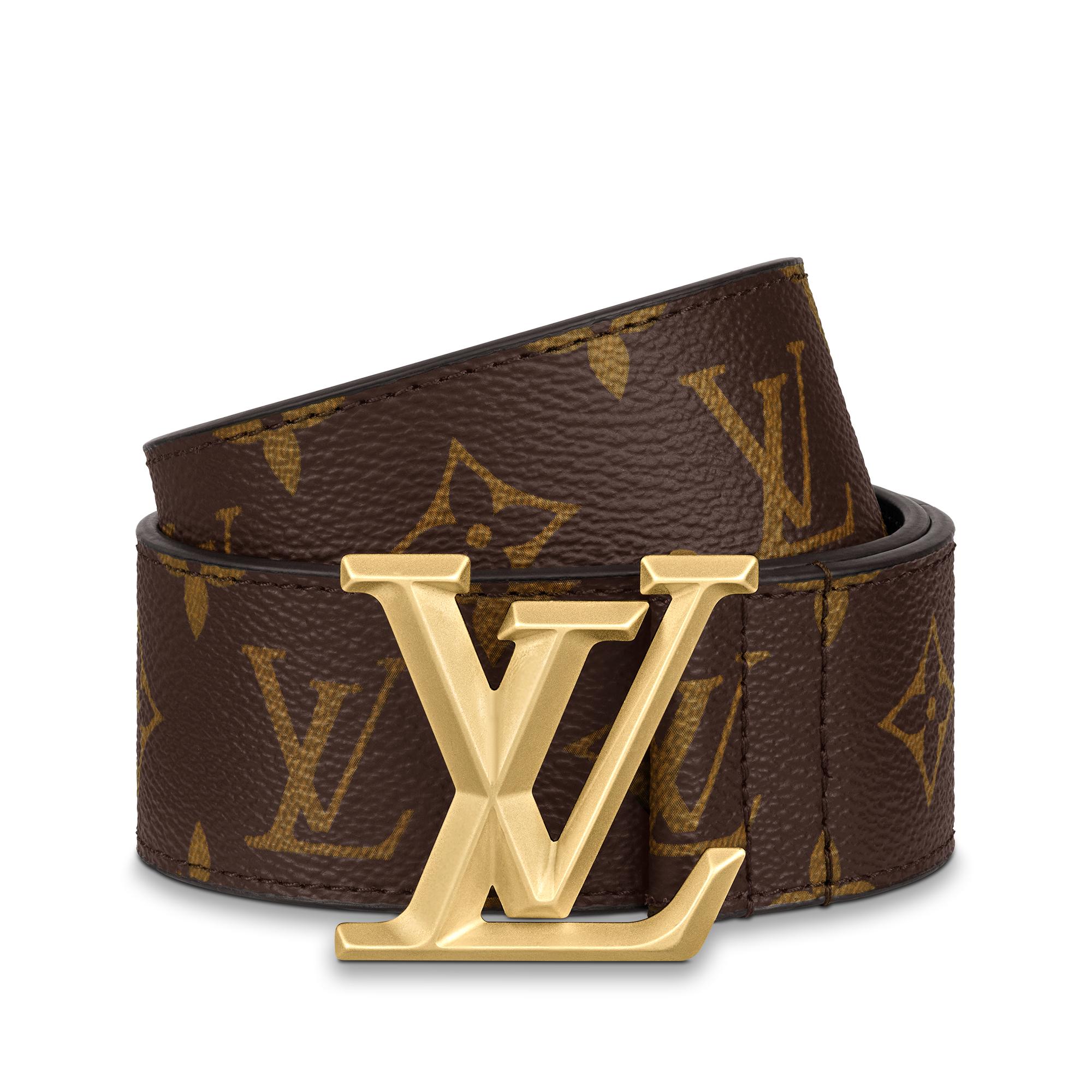 LV Pyramide 40毫米皮帶 Monogram 帆布 in 男士