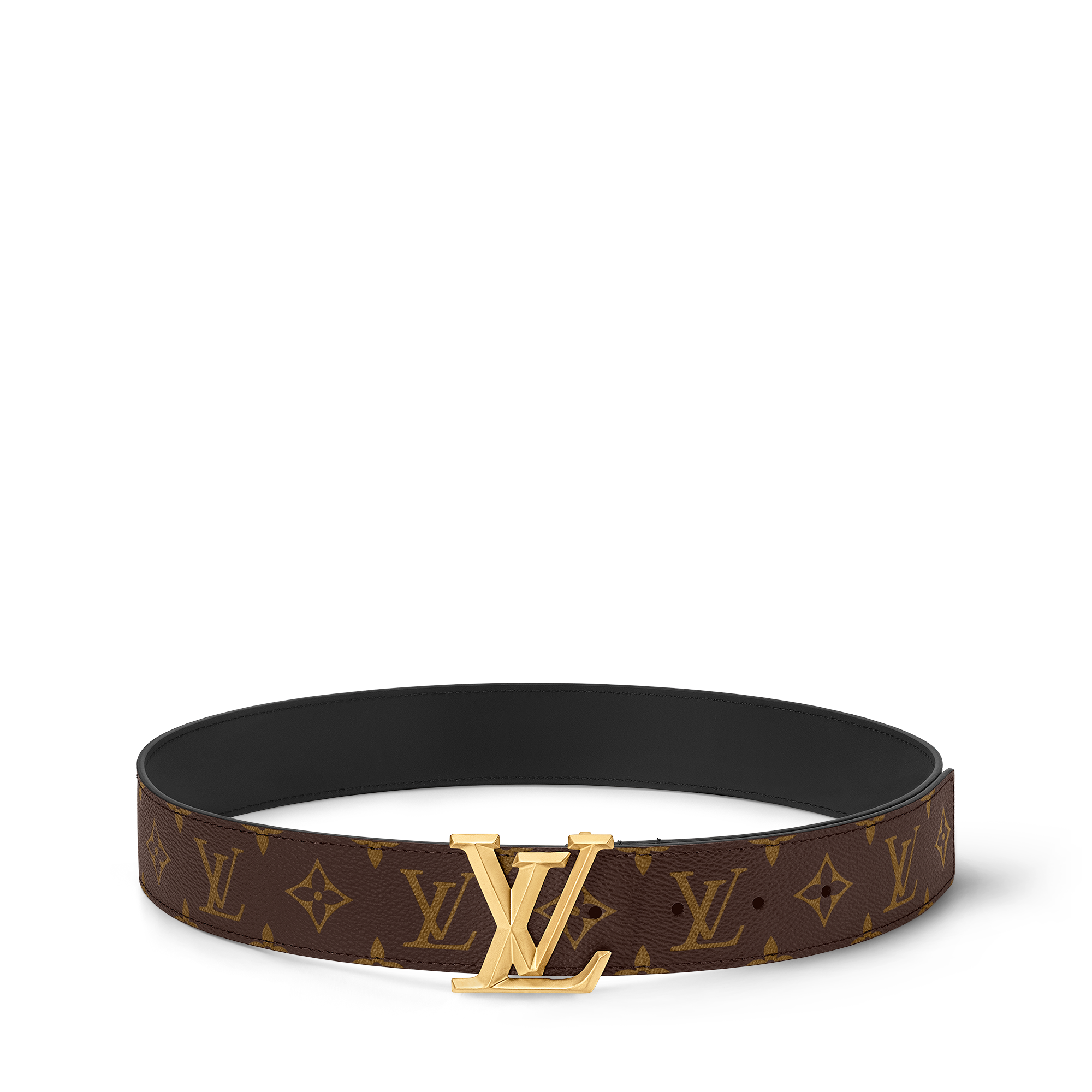 LV Pyramide 40毫米皮帶 Monogram 帆布 in 男士