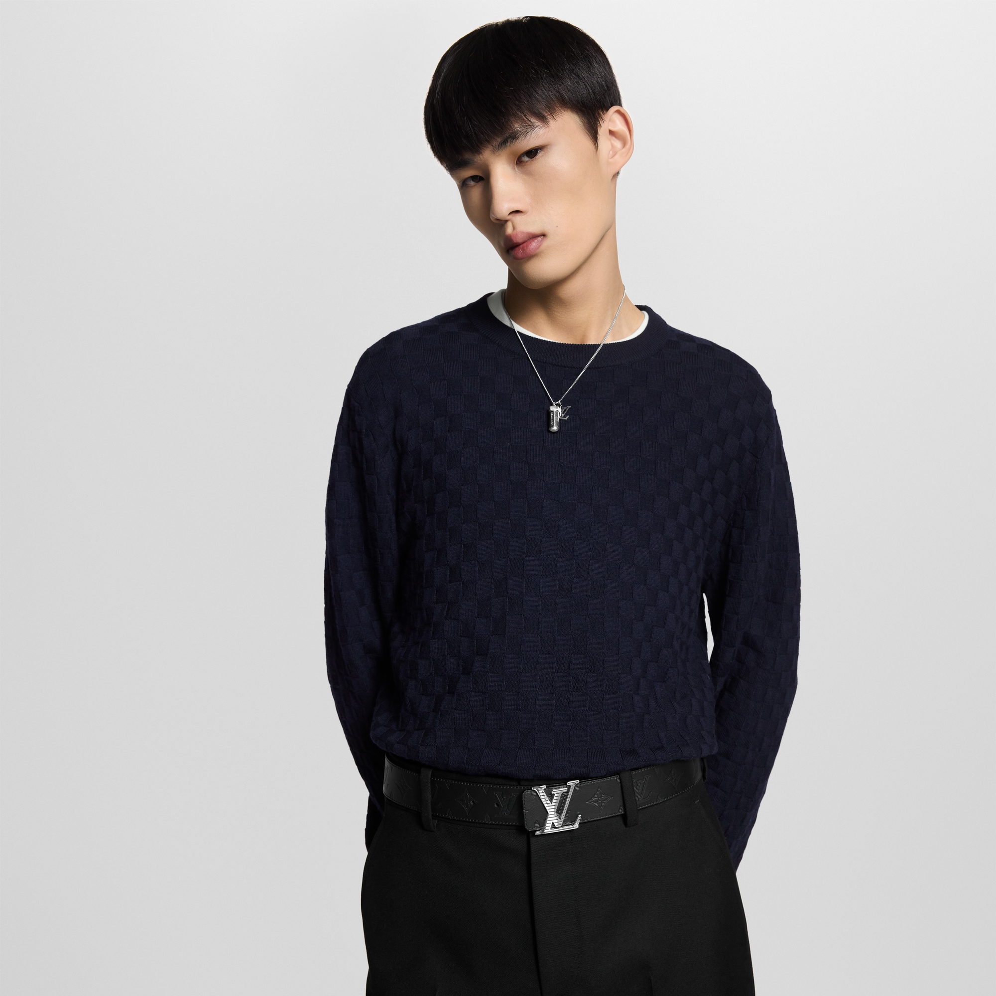 LV Shadow 40毫米雙面皮帶  in 男士