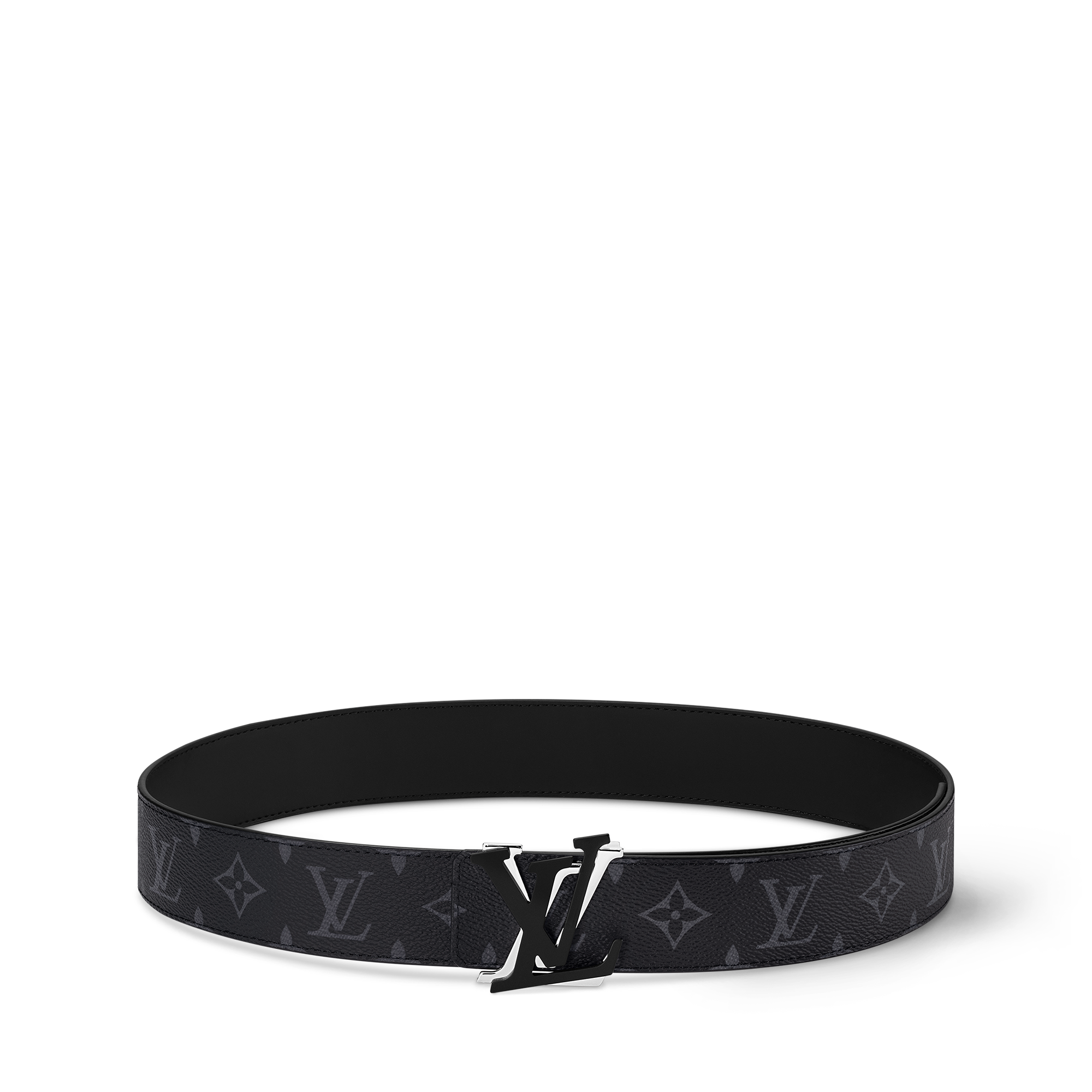 LV Shake 40毫米雙面皮帶 Monogram Eclipse 帆布 in 男士