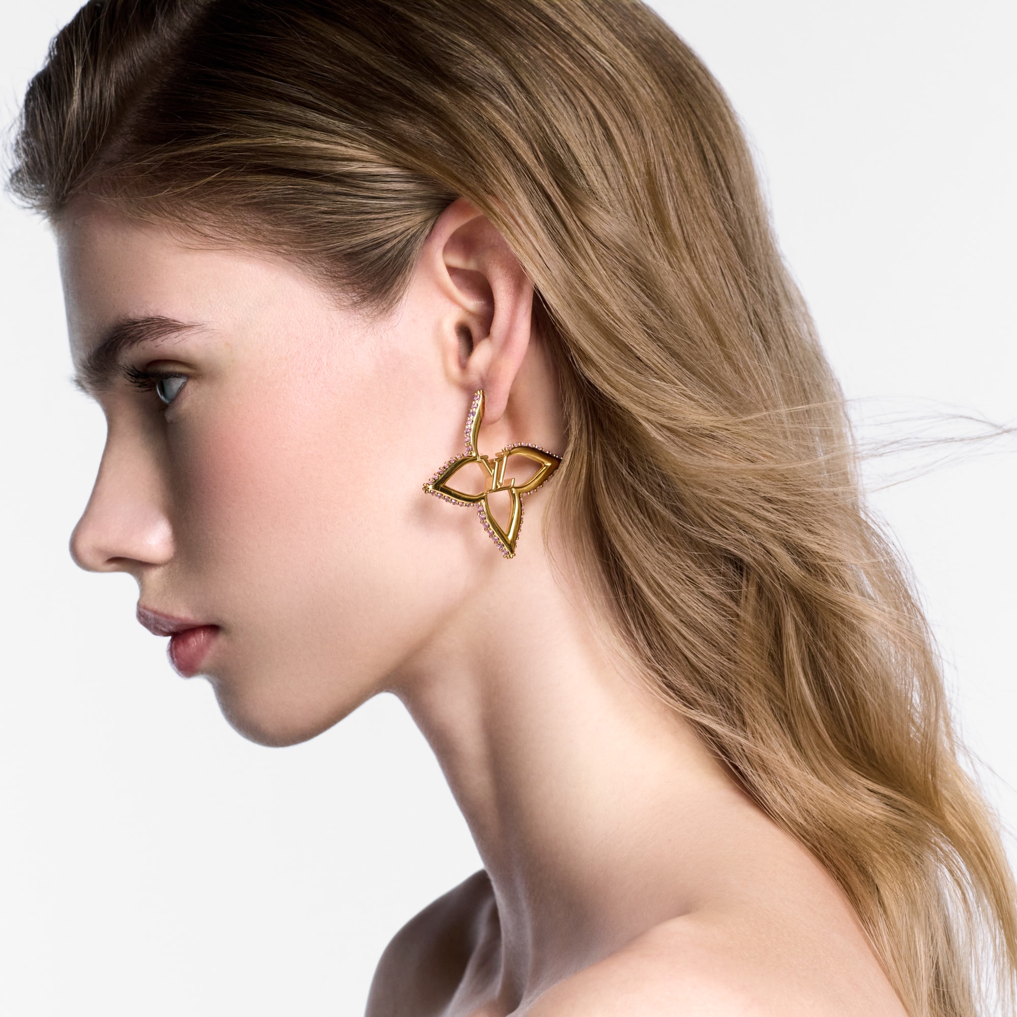 LV Slim Flower 耳環 . in 女士