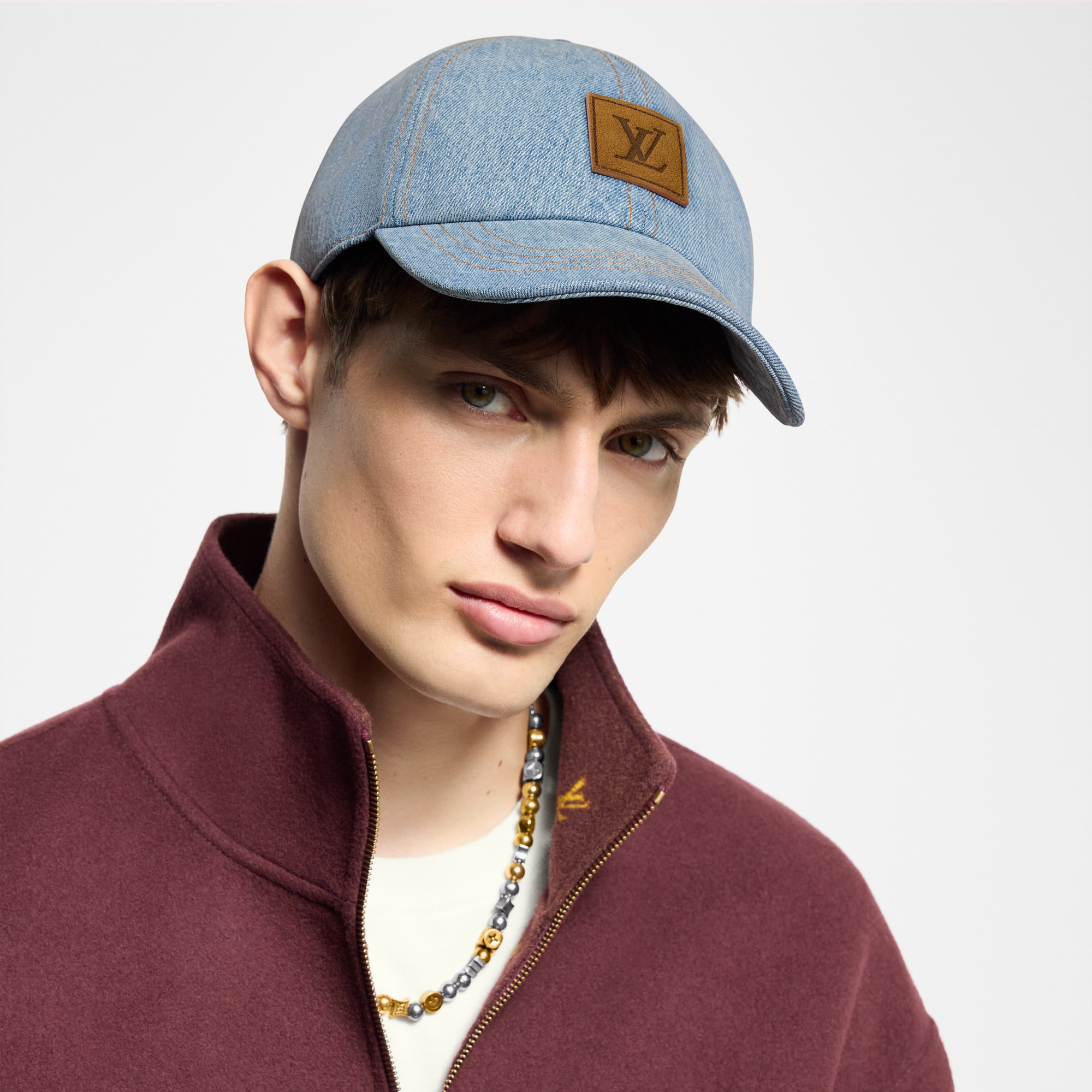 LV Staples 牛仔棒球帽 . in 男士