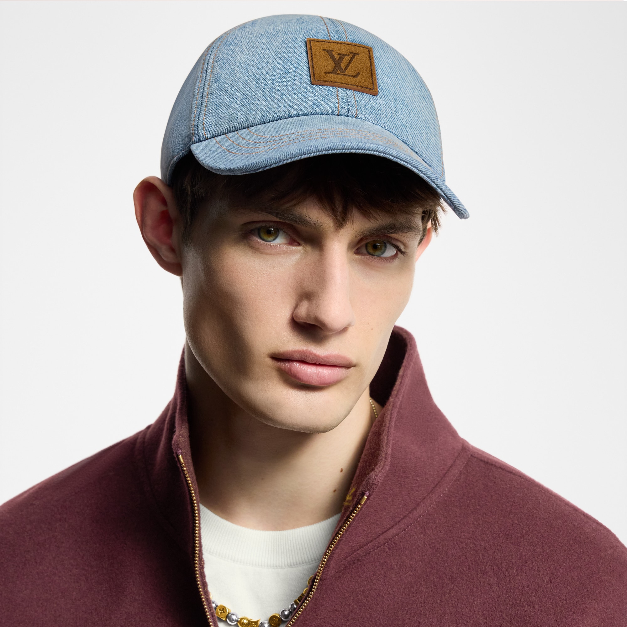 LV Staples 牛仔棒球帽 . in 男士