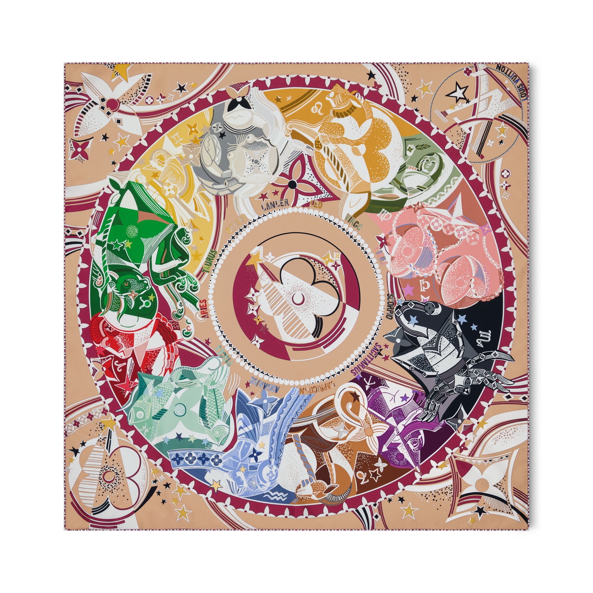 LV Star Sign 90 方巾 . in 女士