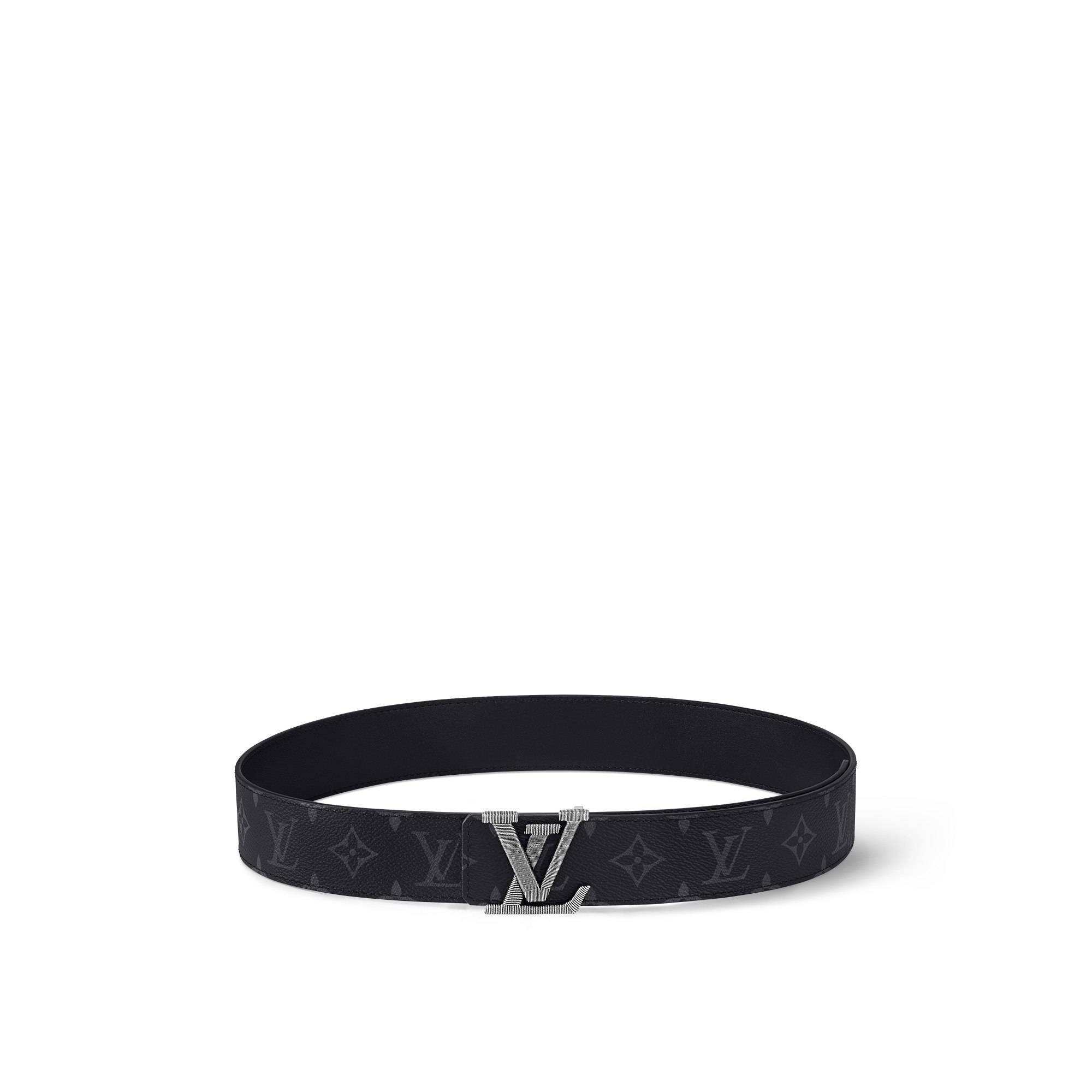 LV Stitch 40毫米雙面皮帶 Monogram Eclipse 帆布 in 男士
