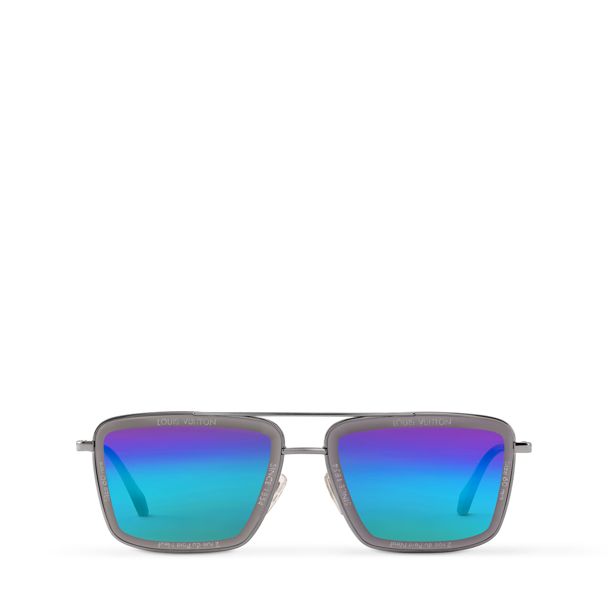 LV Super Vision Metal Square 太陽眼鏡 . in 男士