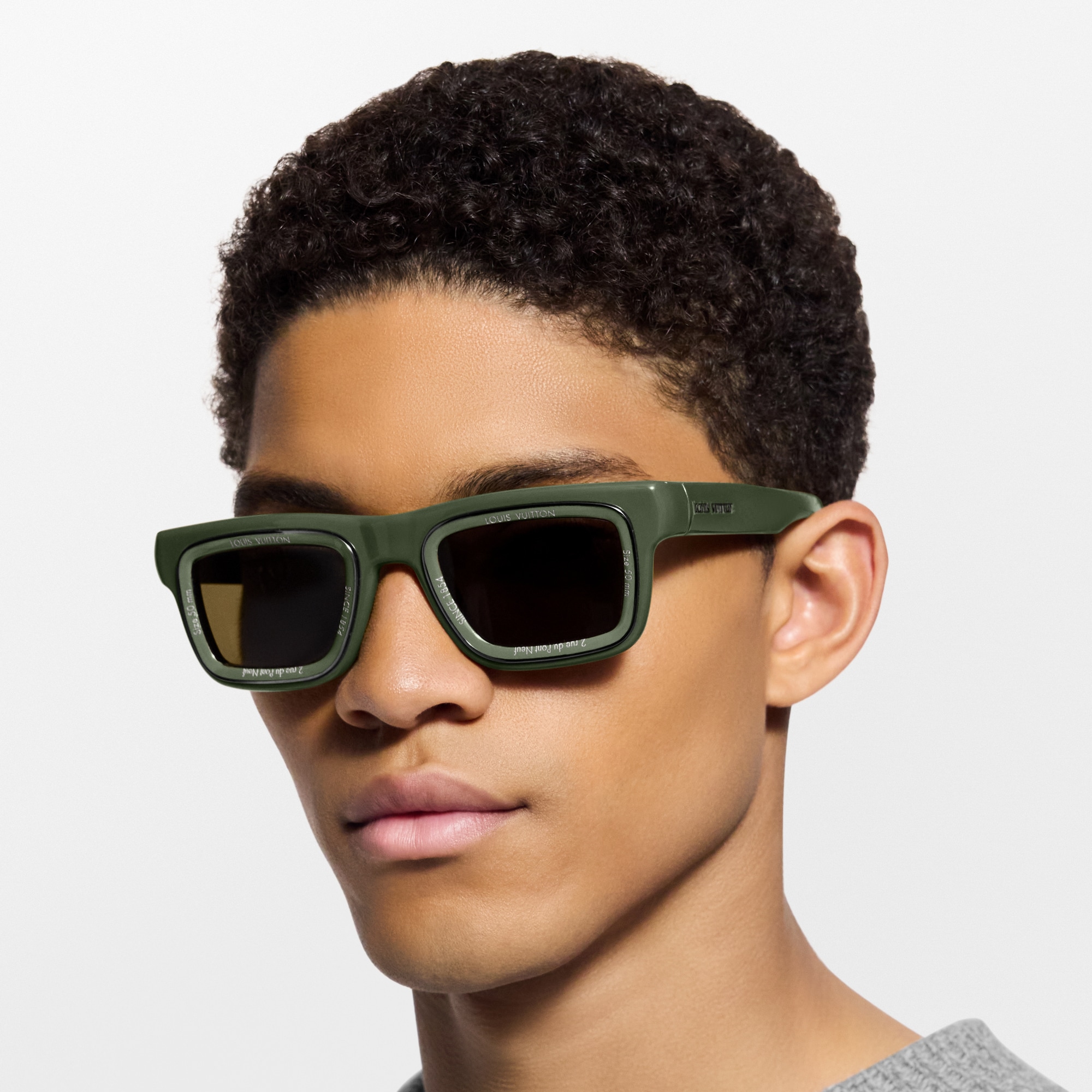 LV Super Vision 方框太陽眼鏡 . in 男士