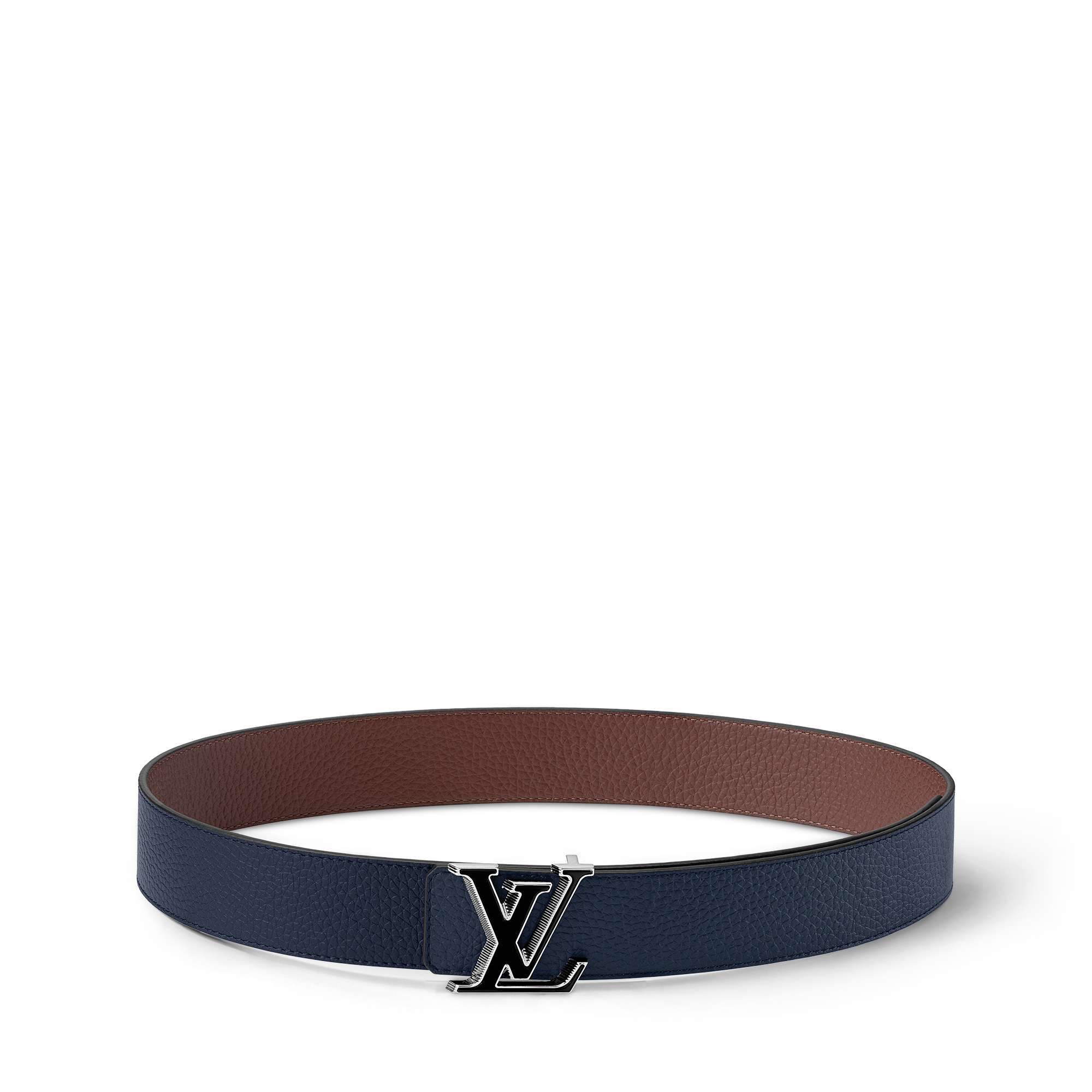 LV Tilt 40毫米雙面皮帶 Taurillon 皮革 in 男士