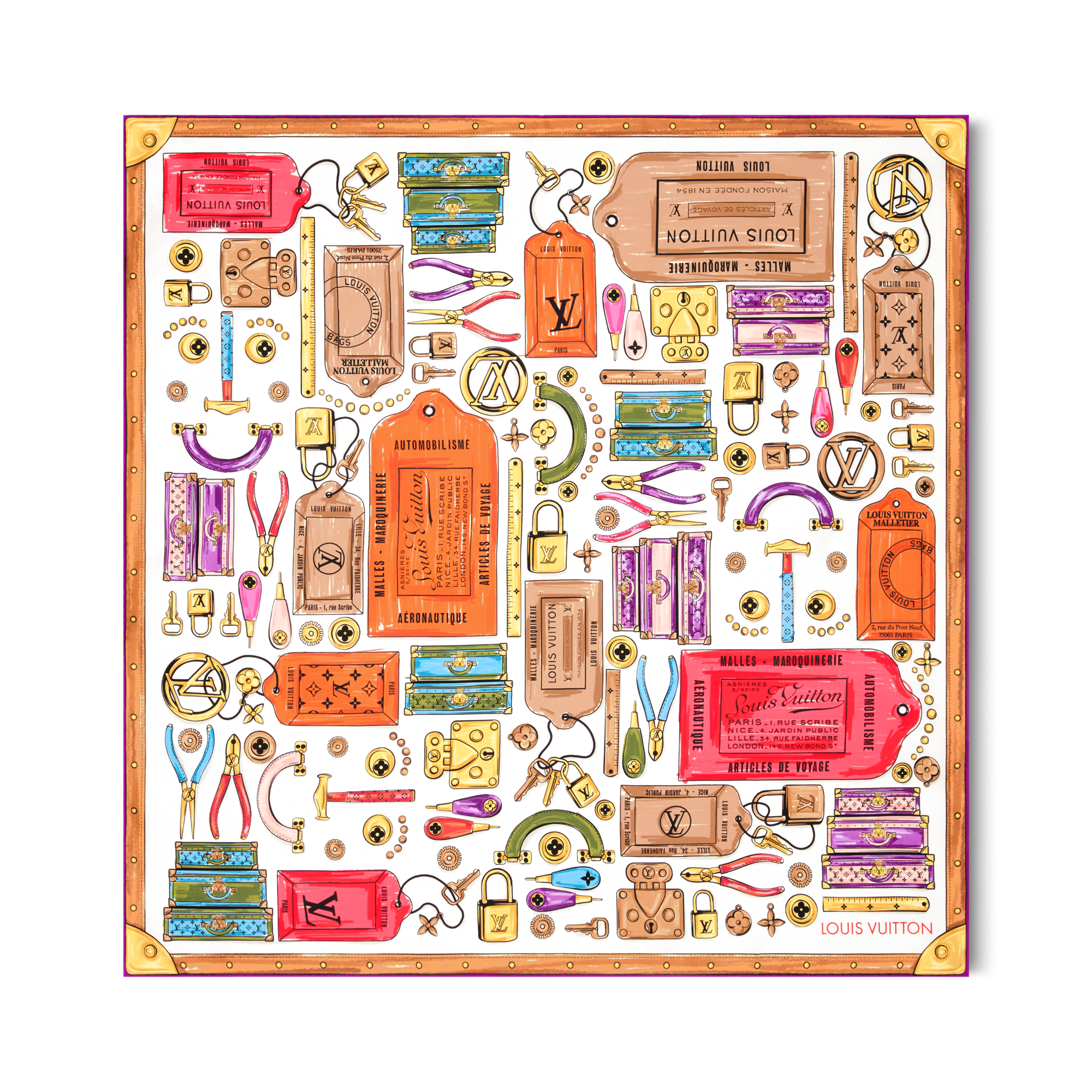 LV Tool Box 90方巾 . in 女士