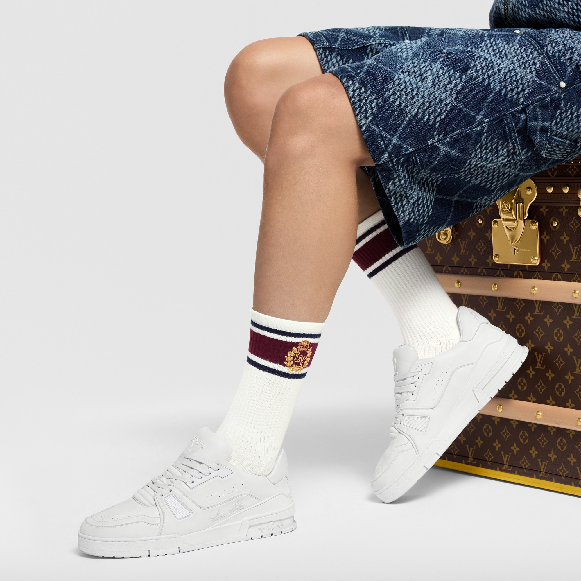 LV Trainer 復古運動鞋  in 男士