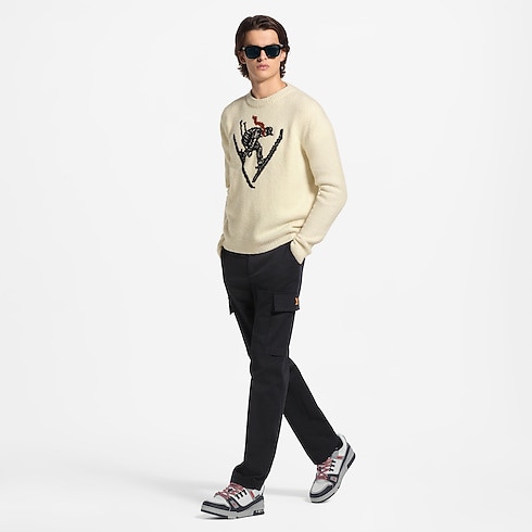 LV Trainer 運動鞋 worn view