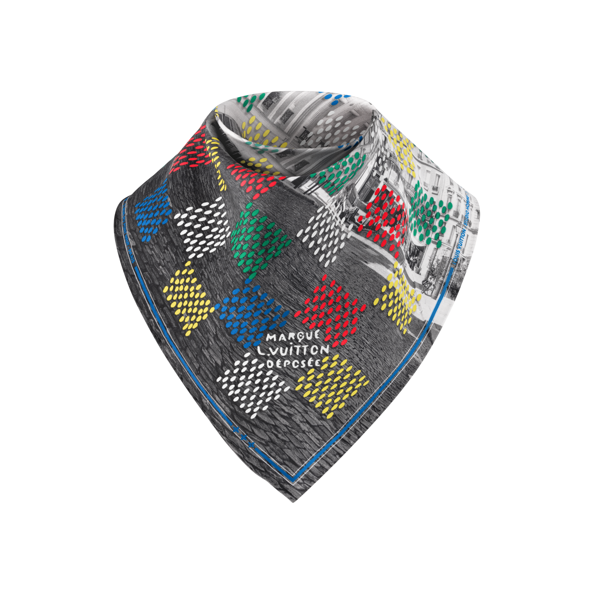 LV Vers Damier 長絲巾 . in 男士