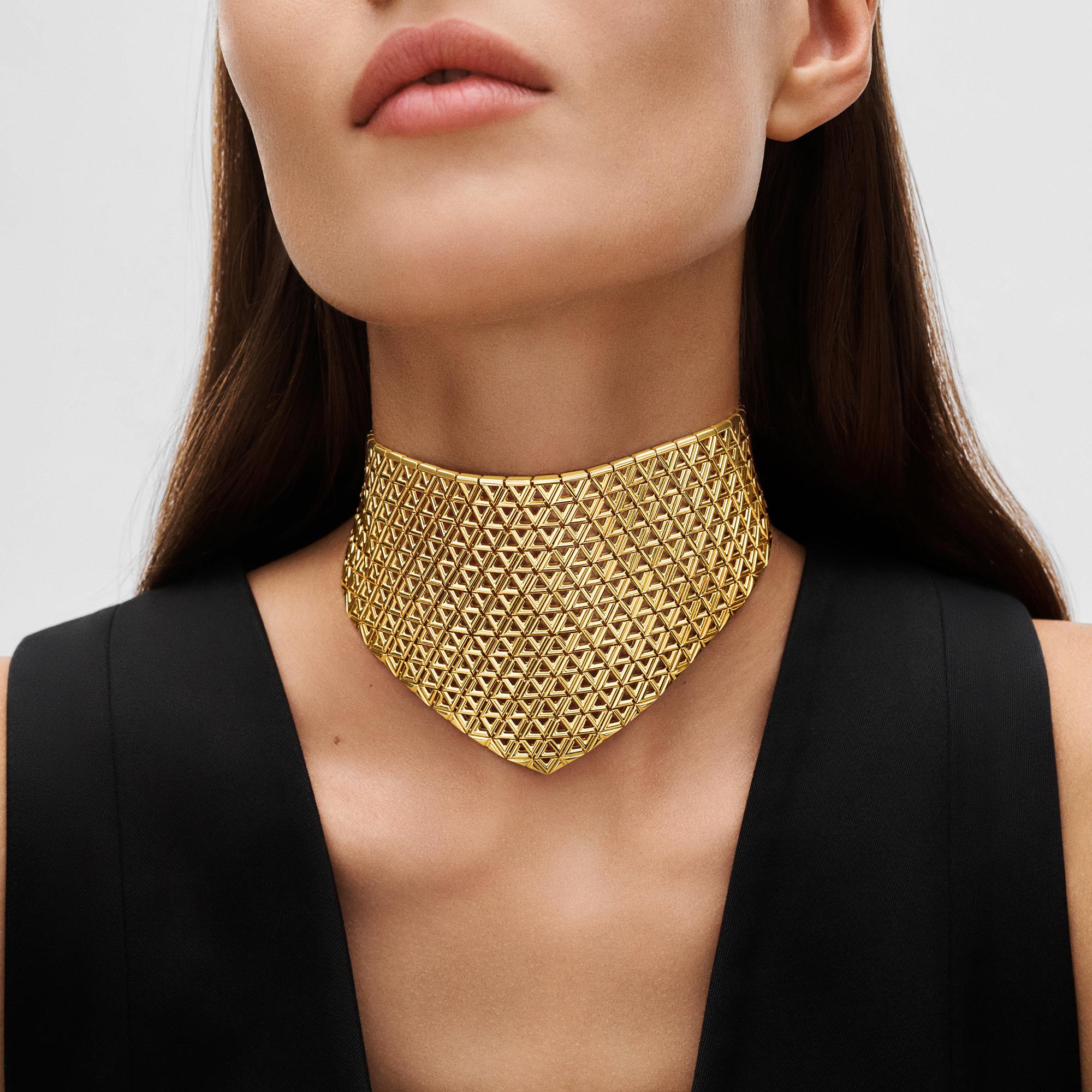 LV Volt Mesh 黃K金項鍊  in 珠寶系列