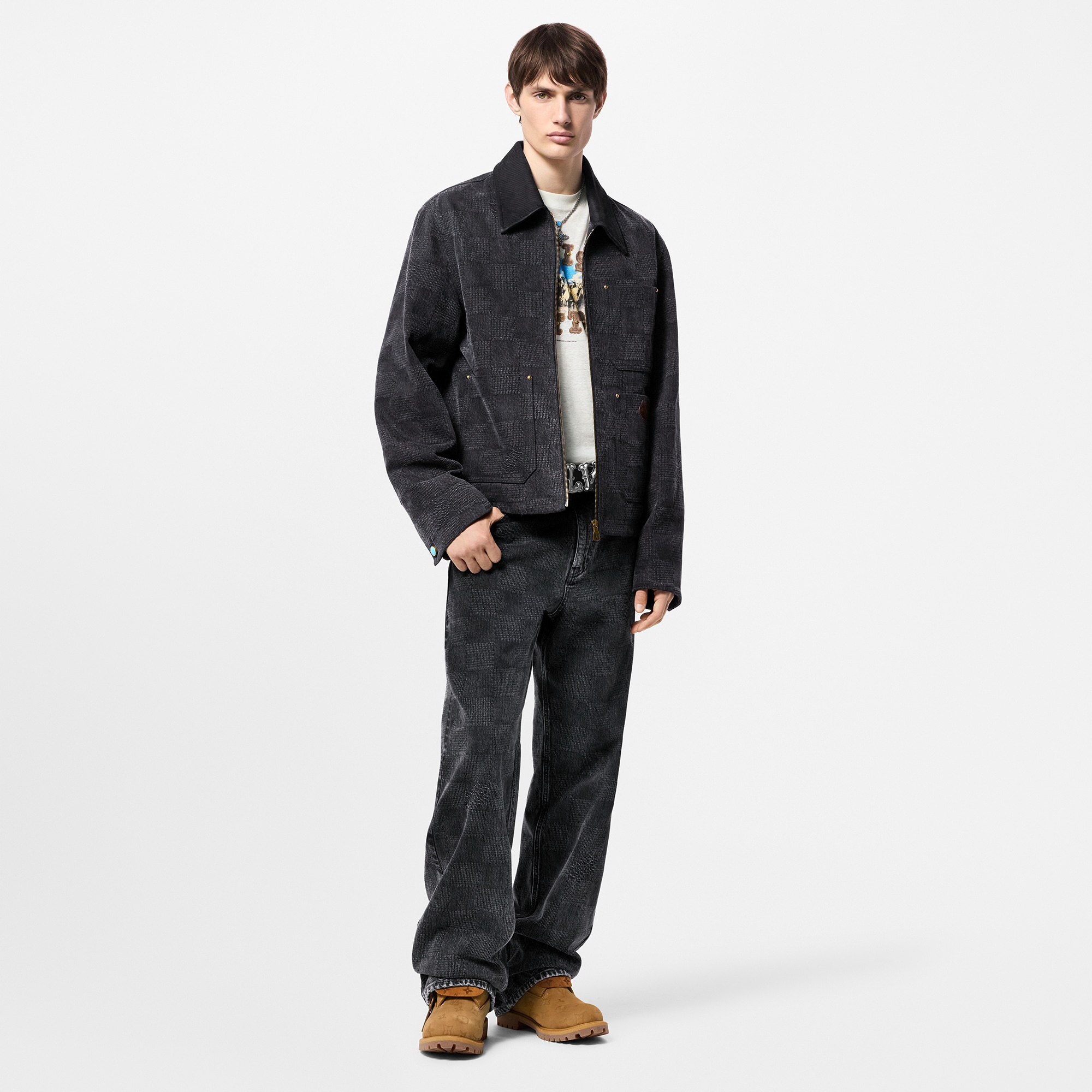 LV x Timberland 6寸短靴  in 男士