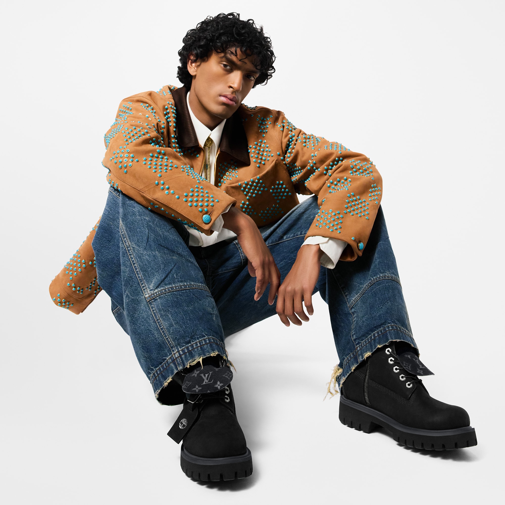 LV x Timberland 短靴  in 男士