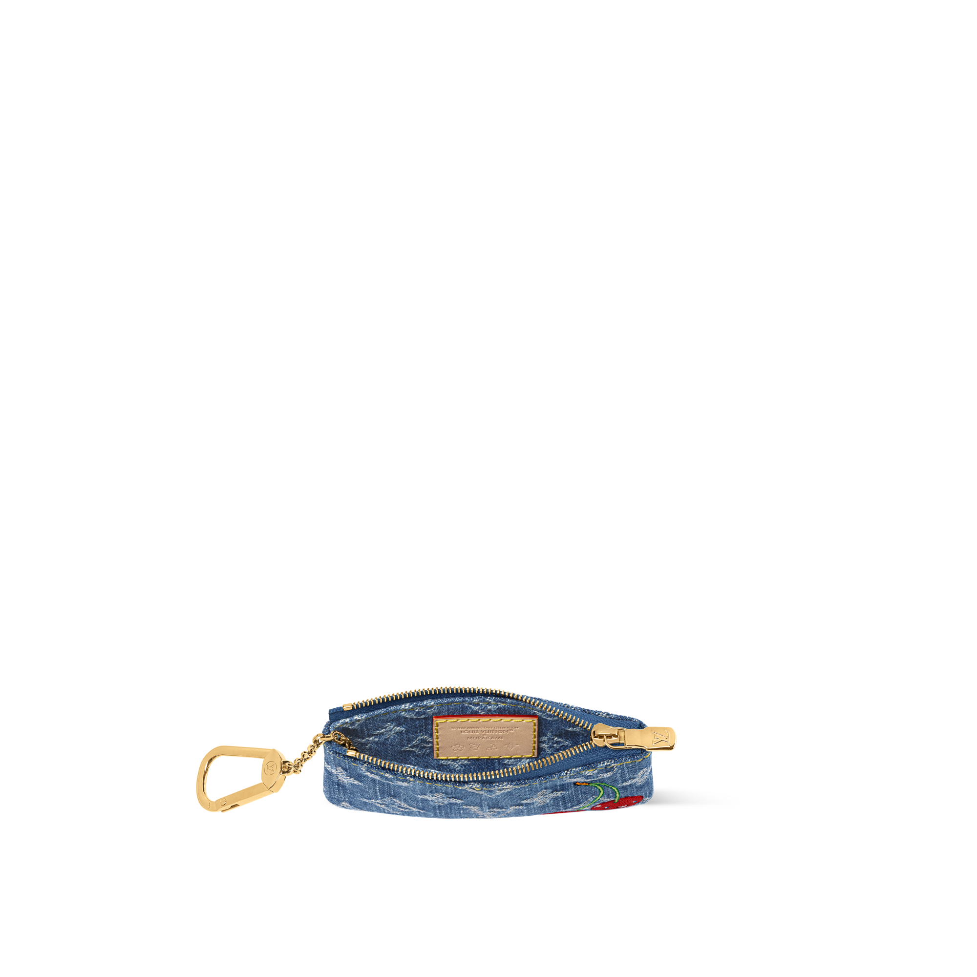 LV x TM Key Pouch Monogram Denim in 女士