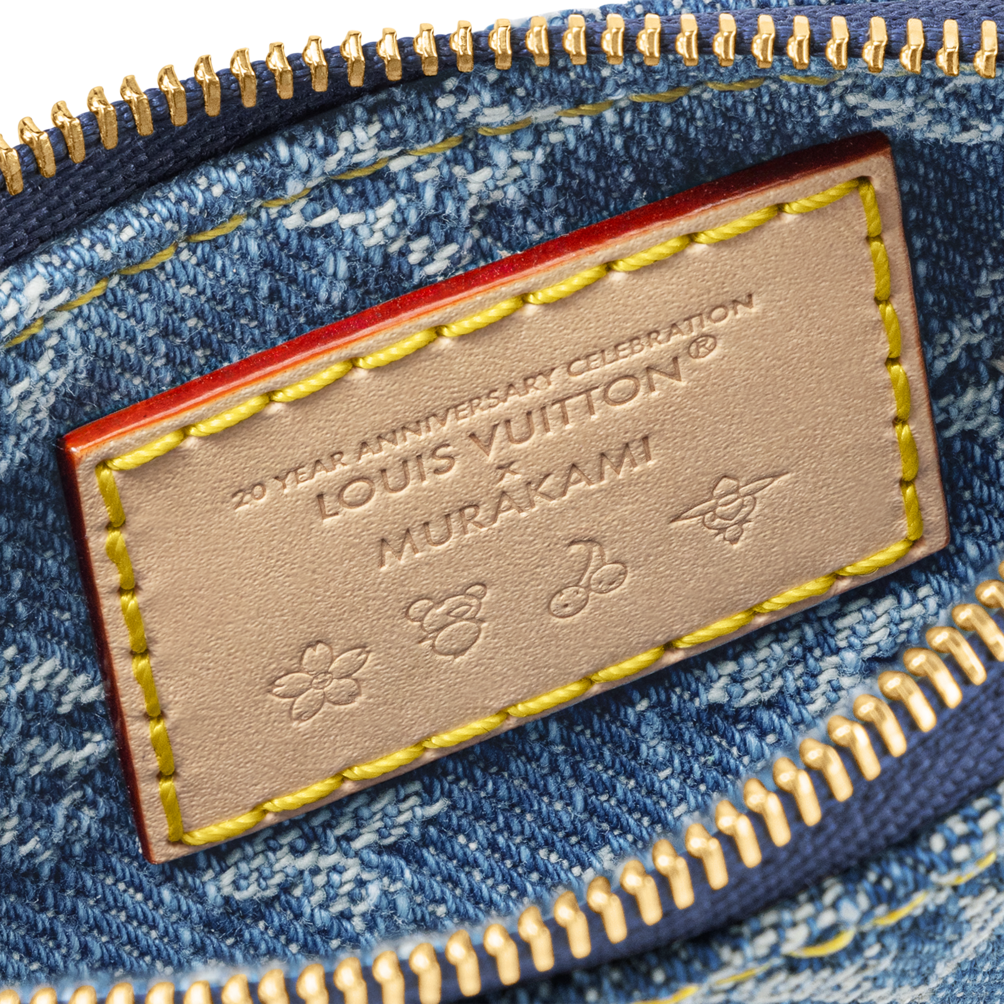 LV x TM Key Pouch Monogram Denim in 女士