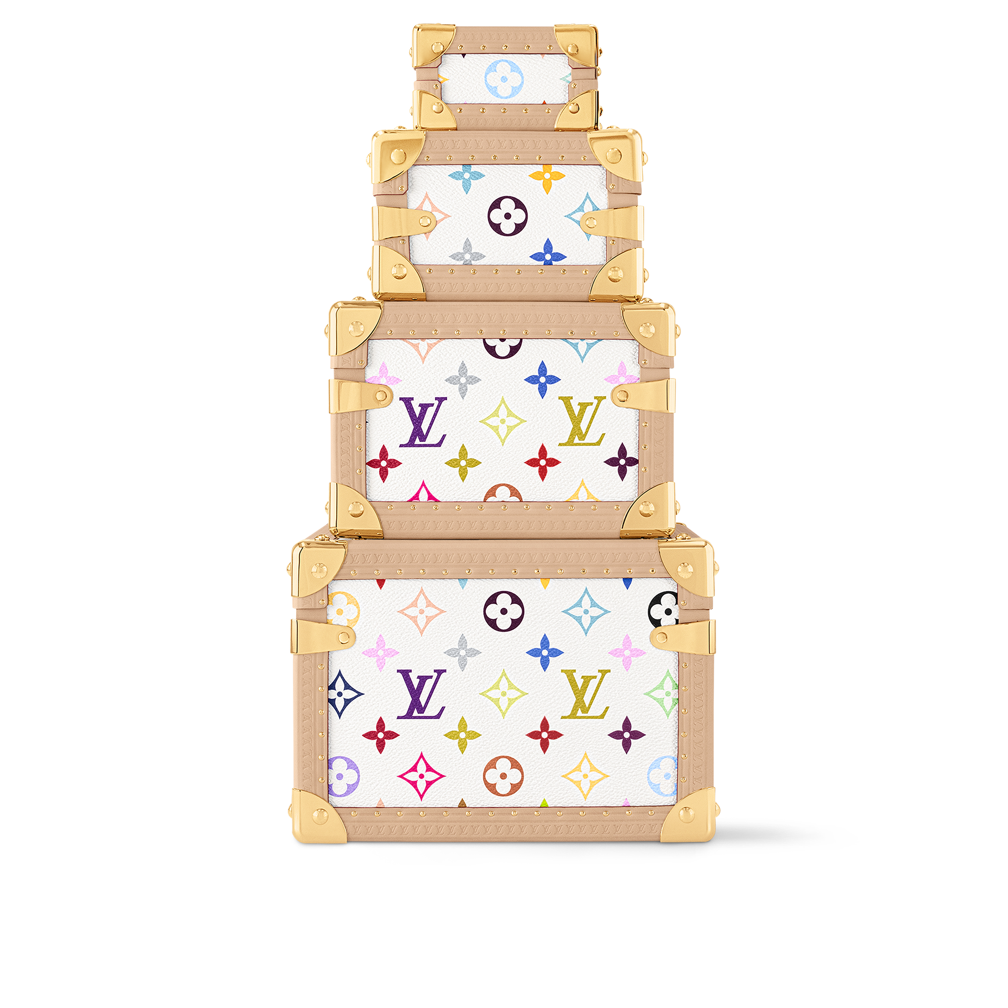 LV x TM Malle Pyramide 其他 Monogram 帆布 in 行李箱、旅行用品及家居精品