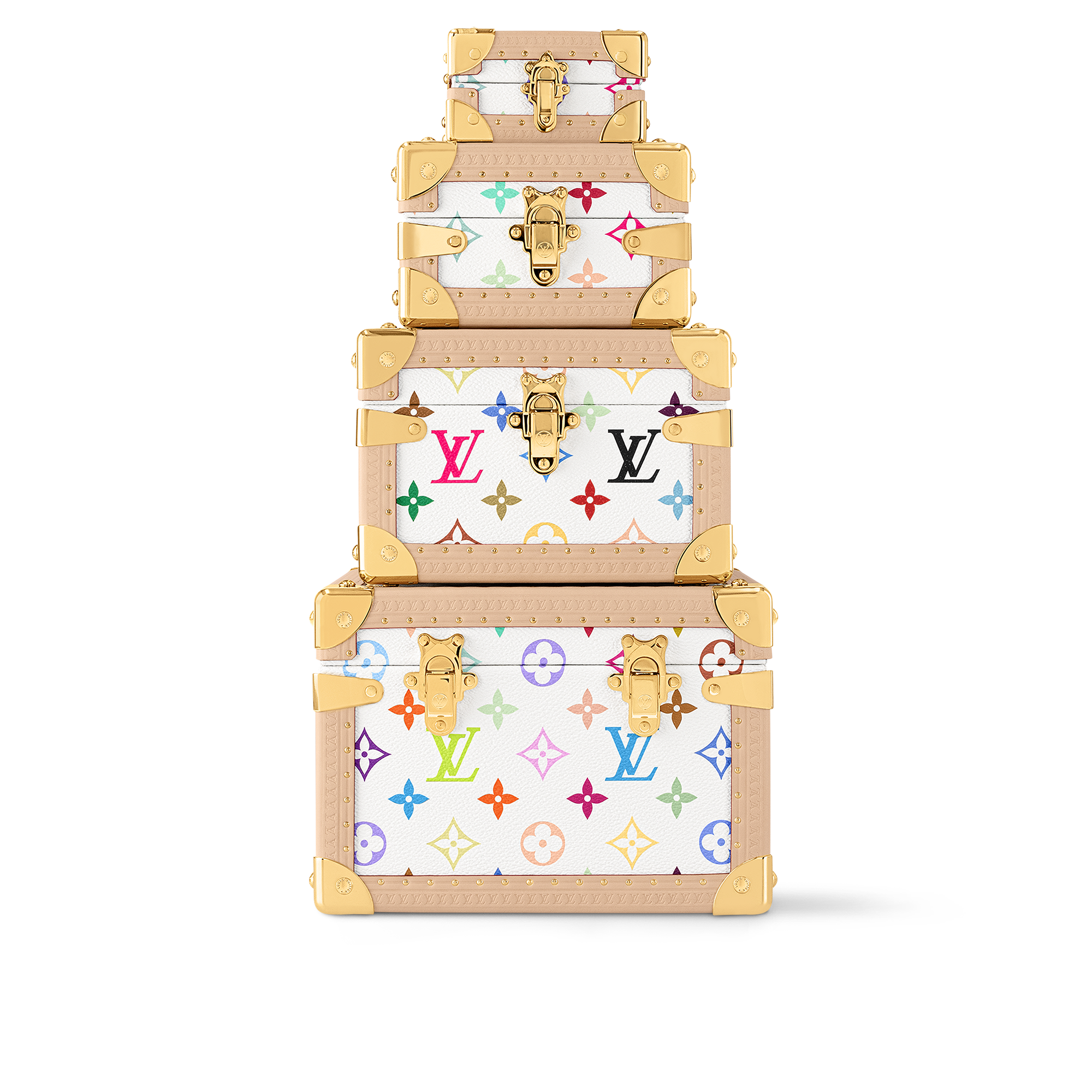 LV x TM Malle Pyramide 其他 Monogram 帆布 in 行李箱、旅行用品及家居精品