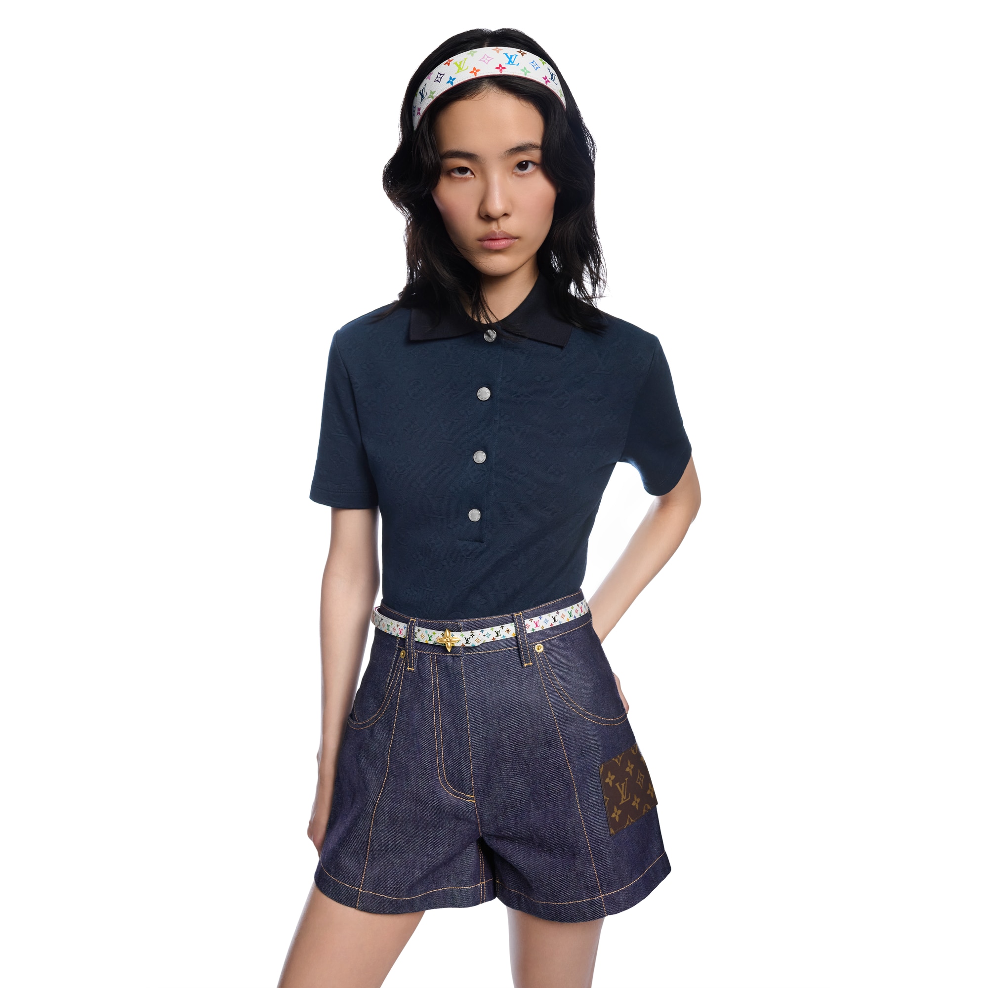 LV x TM Mini Flowergram 15毫米雙面皮帶  in 女士