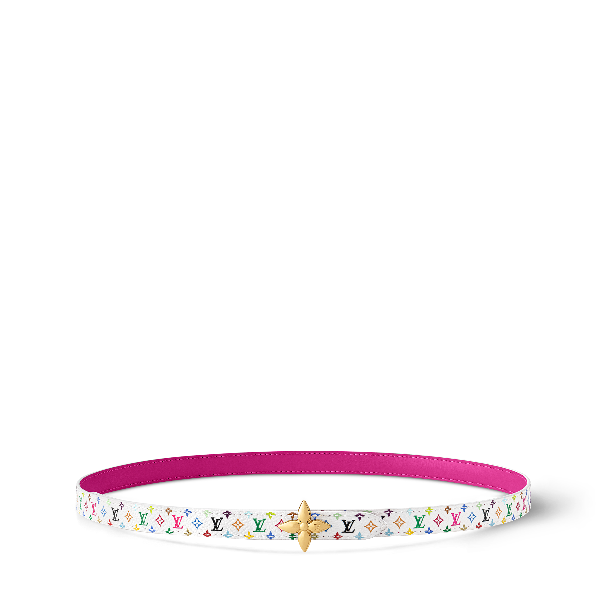 LV x TM Mini Flowergram 15毫米雙面皮帶  in 女士