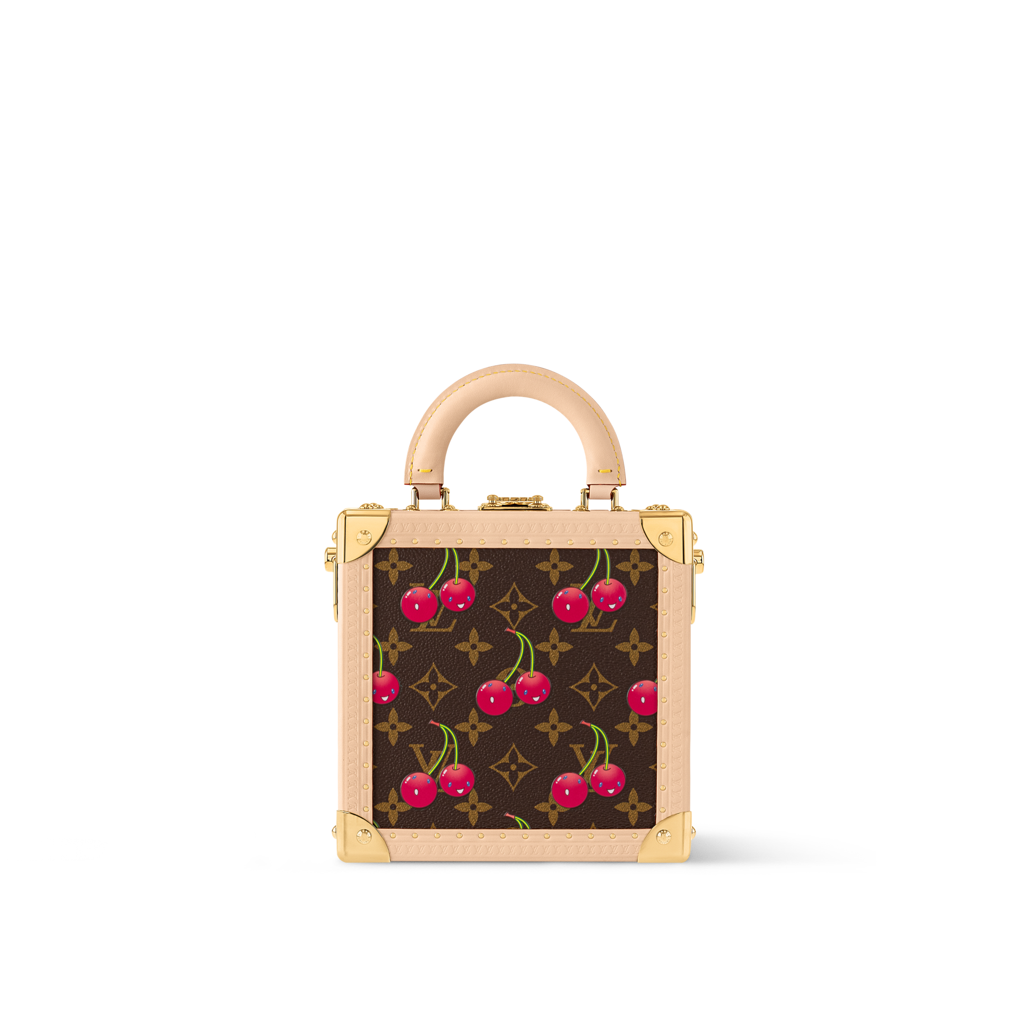 LV x TM Mini Square Trunk Cherry 其他 Monogram 帆布 in 行李箱、旅行用品及家居精品