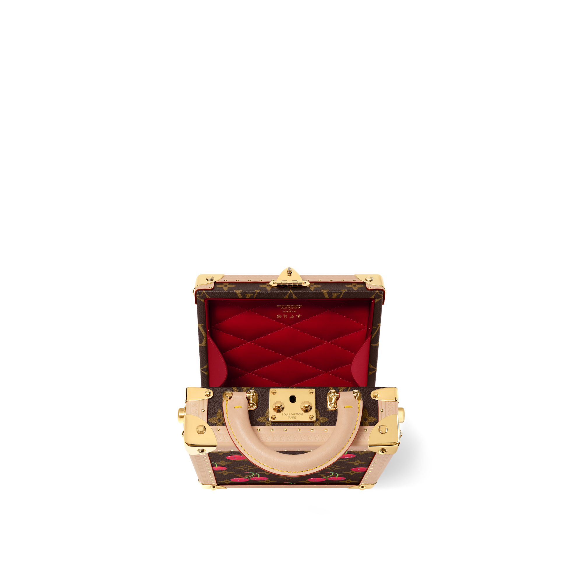 LV x TM Mini Square Trunk Cherry 其他 Monogram 帆布 in 行李箱、旅行用品及家居精品
