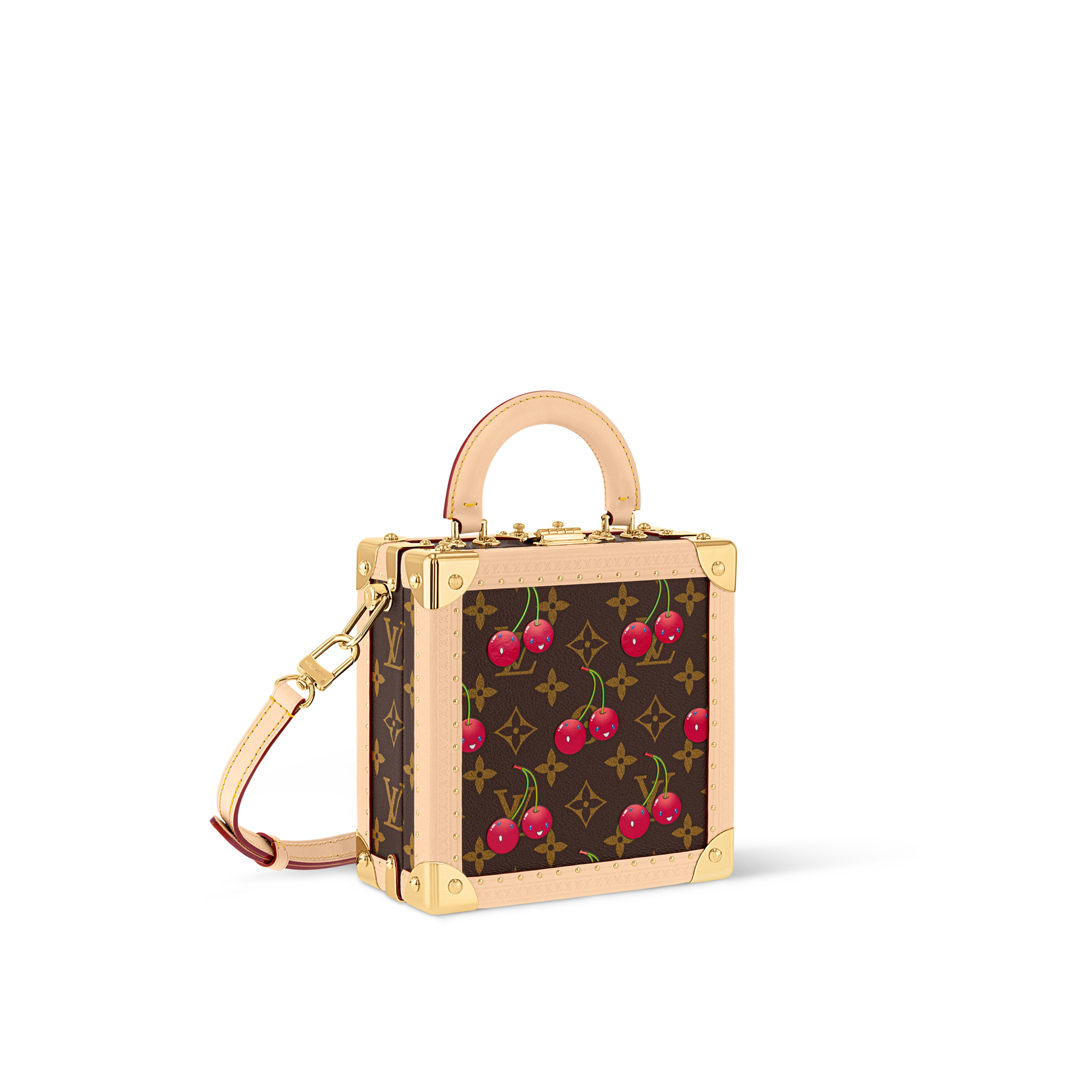 LV x TM Mini Square Trunk Cherry 其他 Monogram 帆布 in 行李箱、旅行用品及家居精品