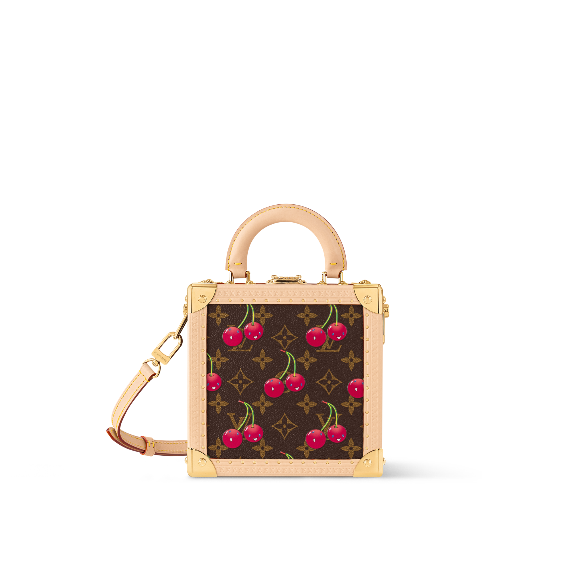 LV x TM Mini Square Trunk Cherry 其他 Monogram 帆布 in 行李箱、旅行用品及家居精品