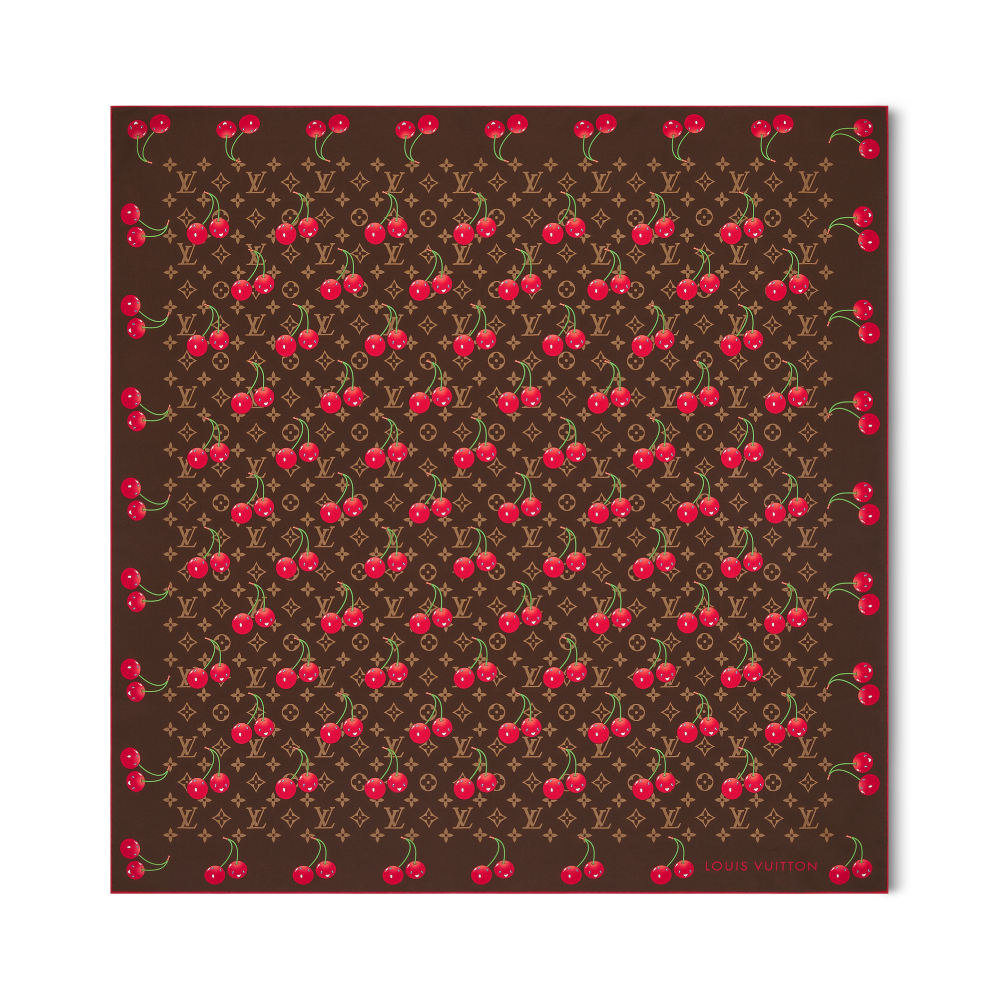 LV x TM Monogram Cerise 90方巾 . in 女士