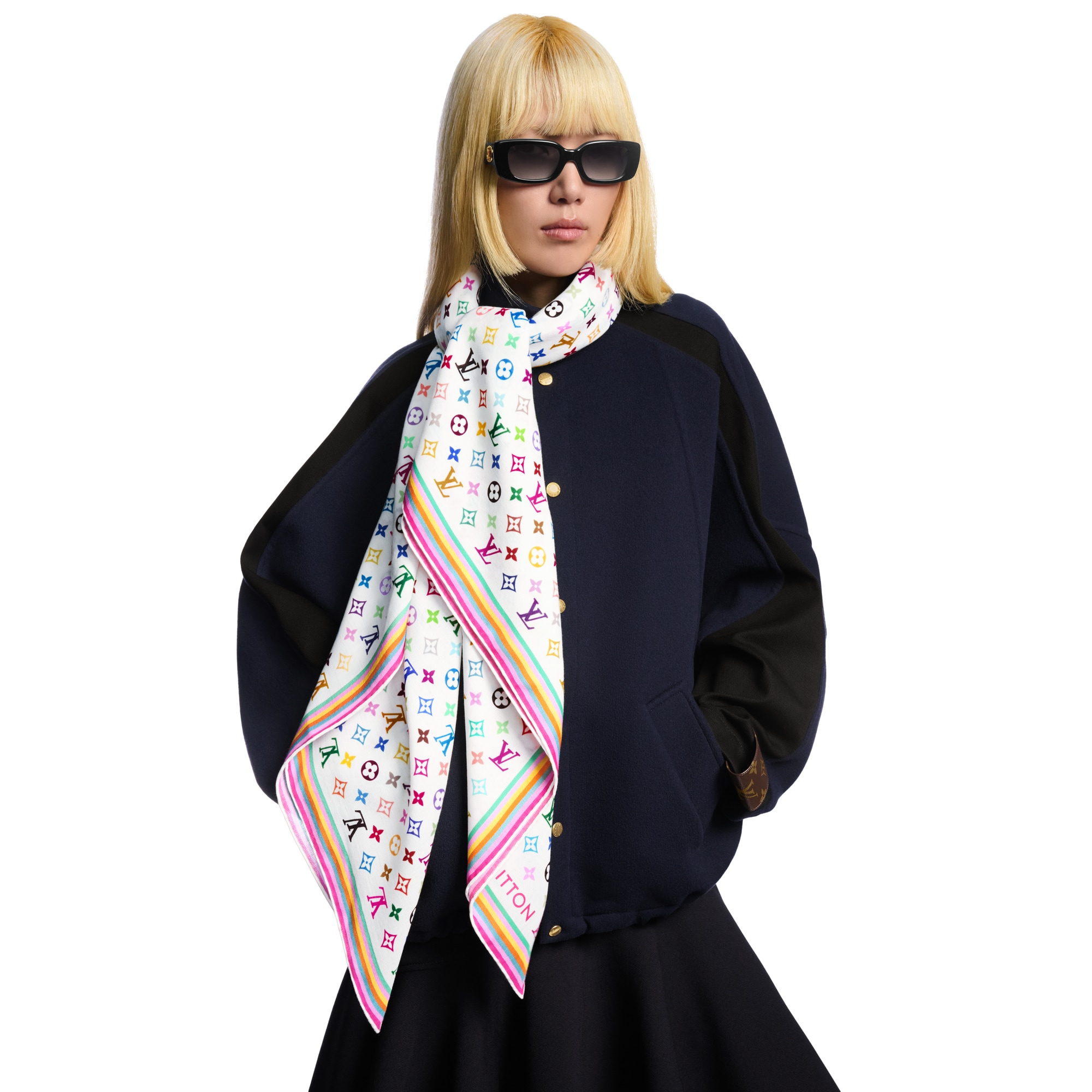 LV x TM Monogram Multicolor 披肩 . in 女士