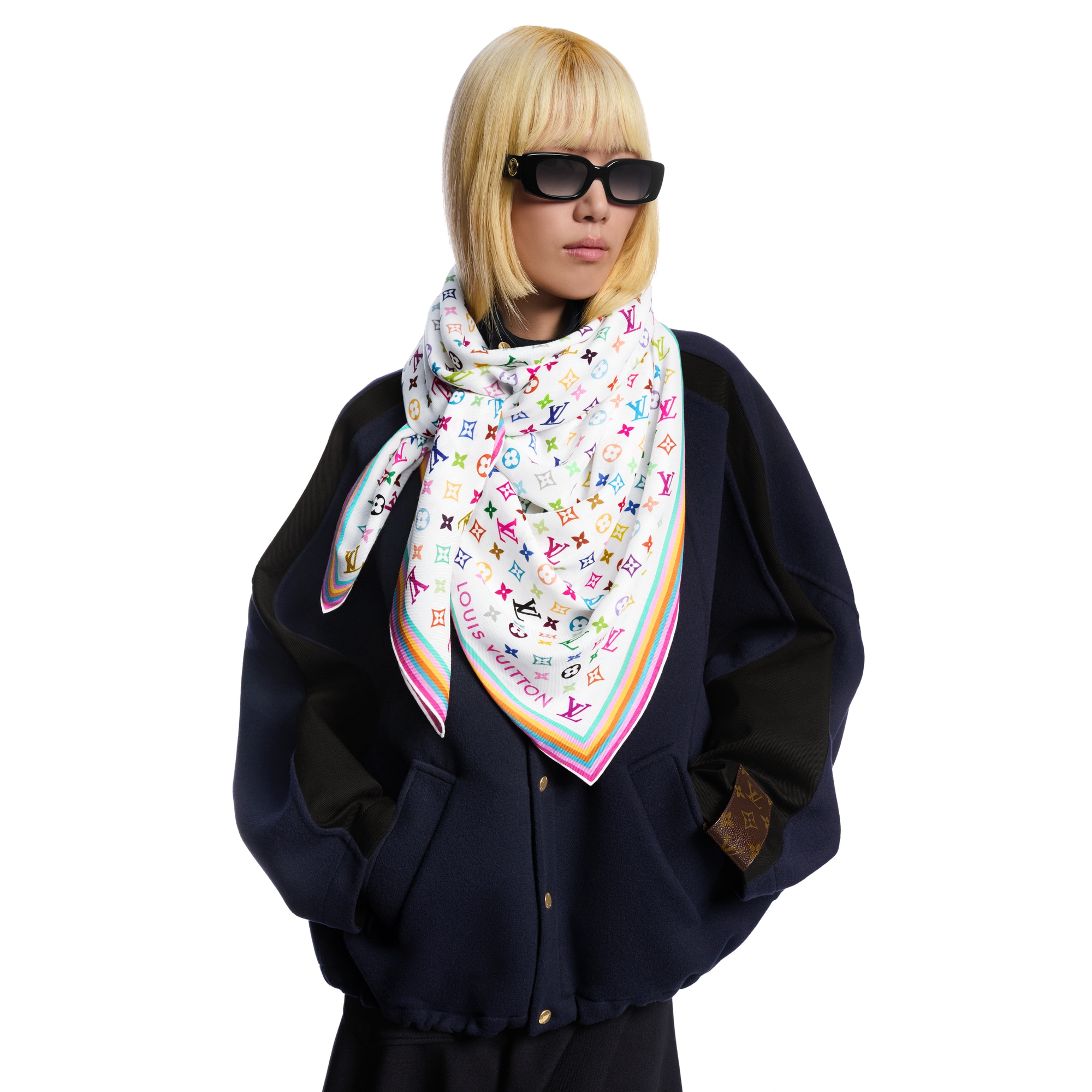 LV x TM Monogram Multicolor 披肩 . in 女士