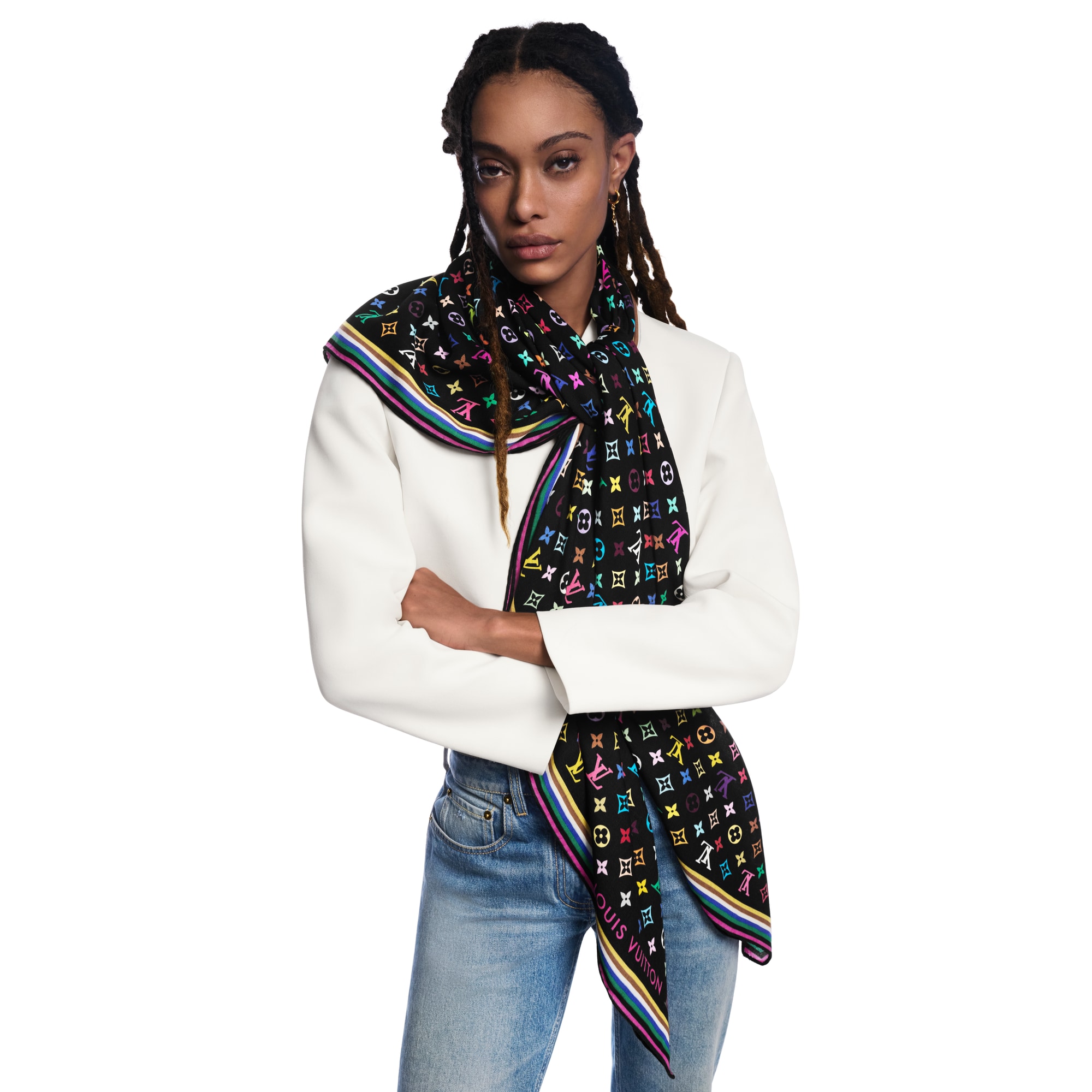 LV x TM Monogram Multicolor 披肩 . in 女士