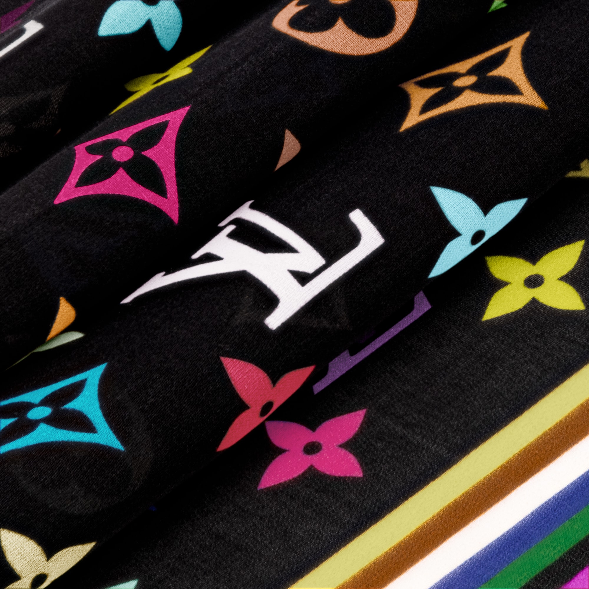 LV x TM Monogram Multicolor 55方巾 . in 女士